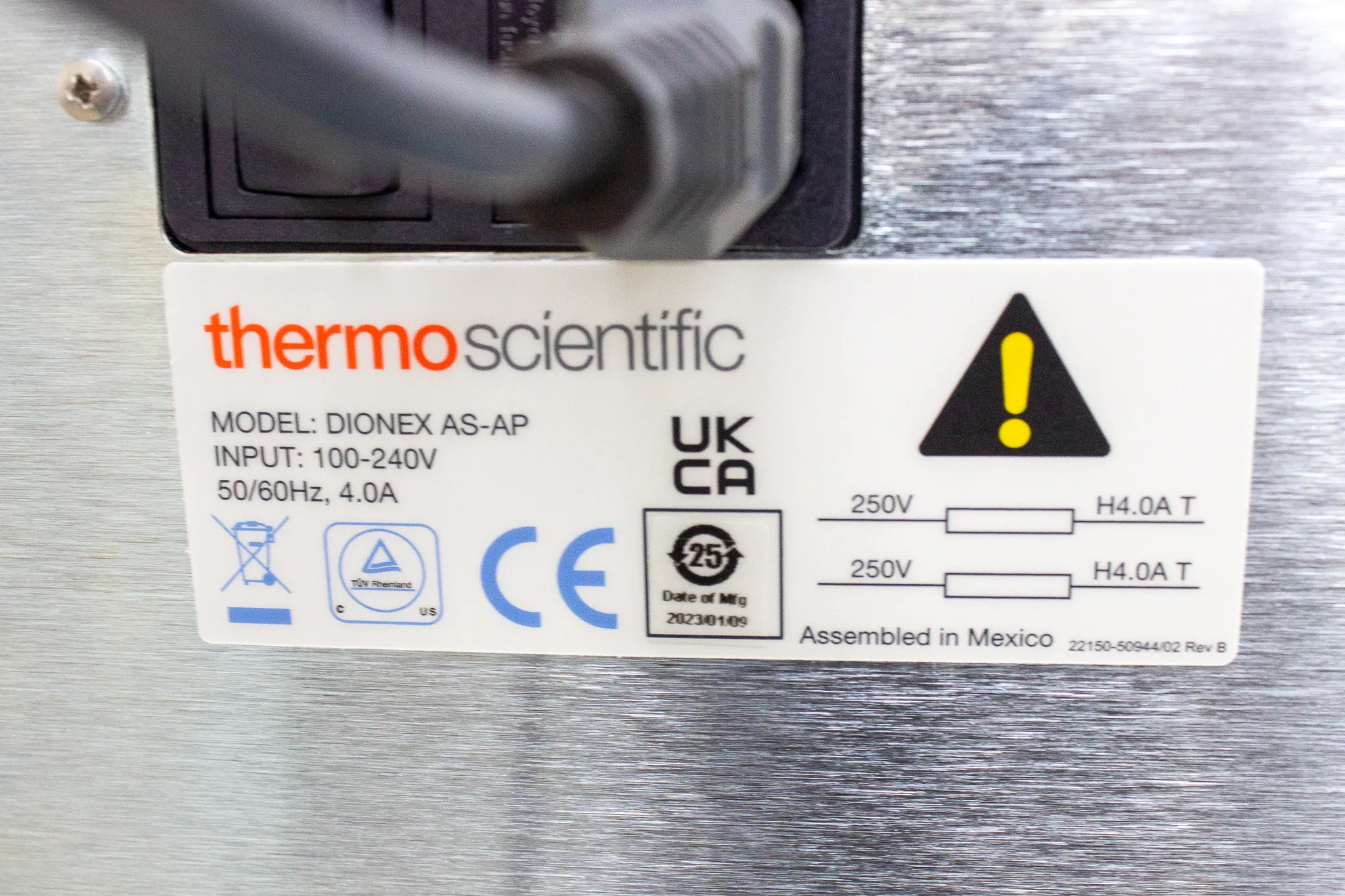 Thermo Scientific Dionex AS-AP Autosampler P/N 074922