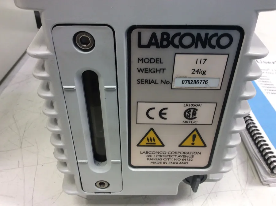 Labconco FreeZone 1 Liter Benchtop Freeze Dry System Cat.7740021 w/ Vacuum Pump