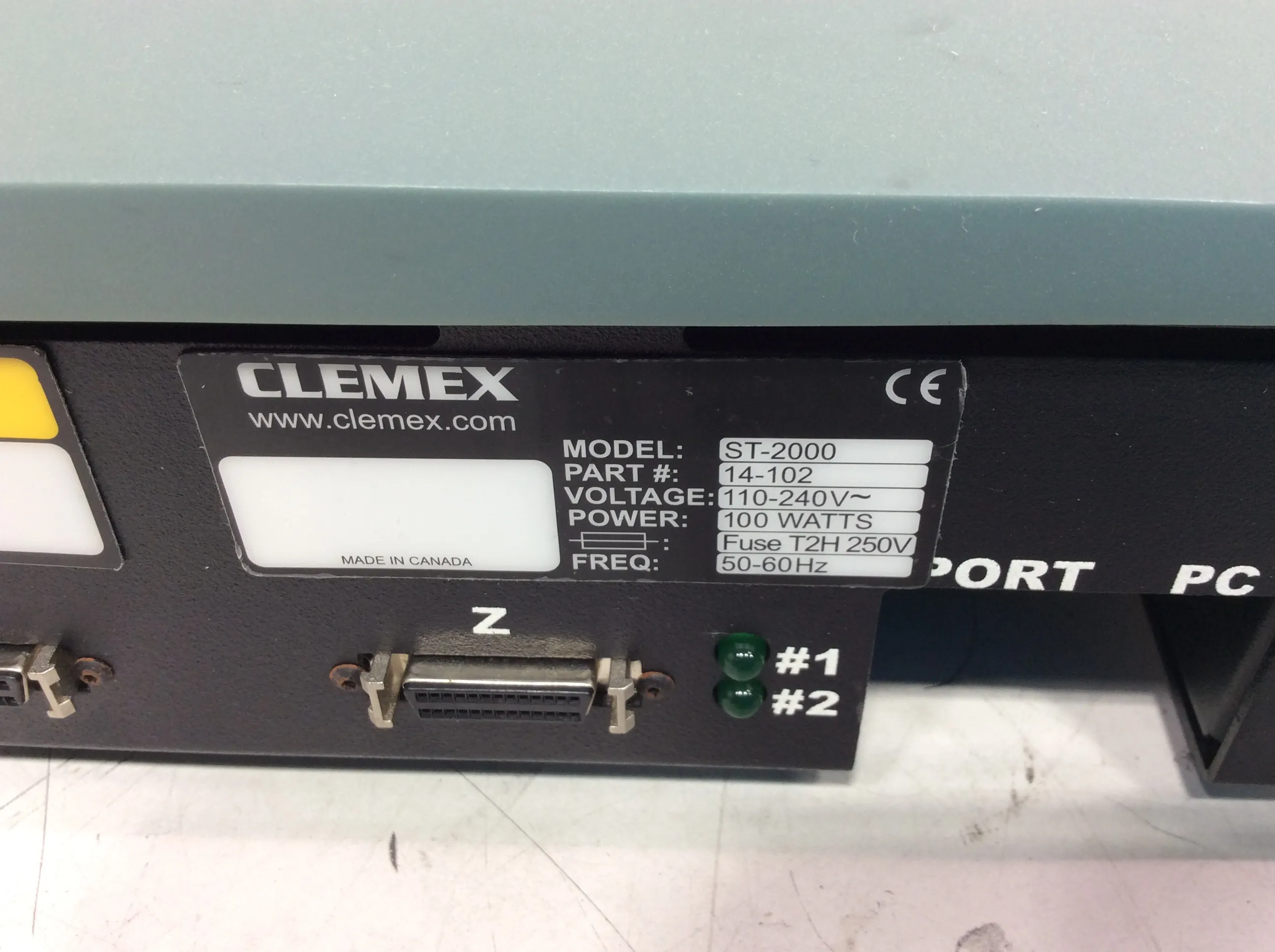 Clemex JS-2000 Motorized Stage Controller and ST-2000 Control Interface