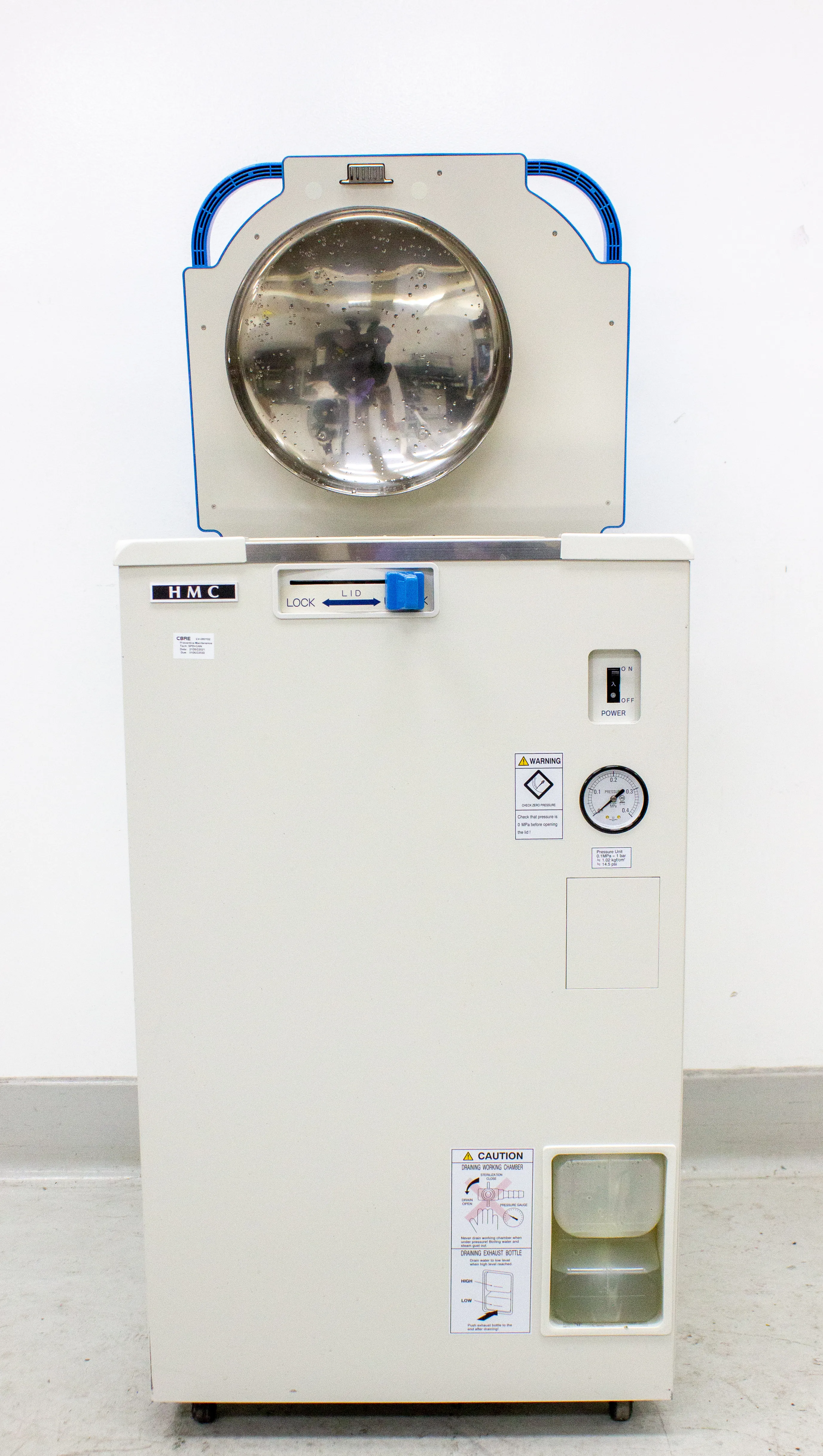 HiClave HV-50L Upright Autoclave Steam Sterilizer 50L 120V Hirayama HiClave HV-50L