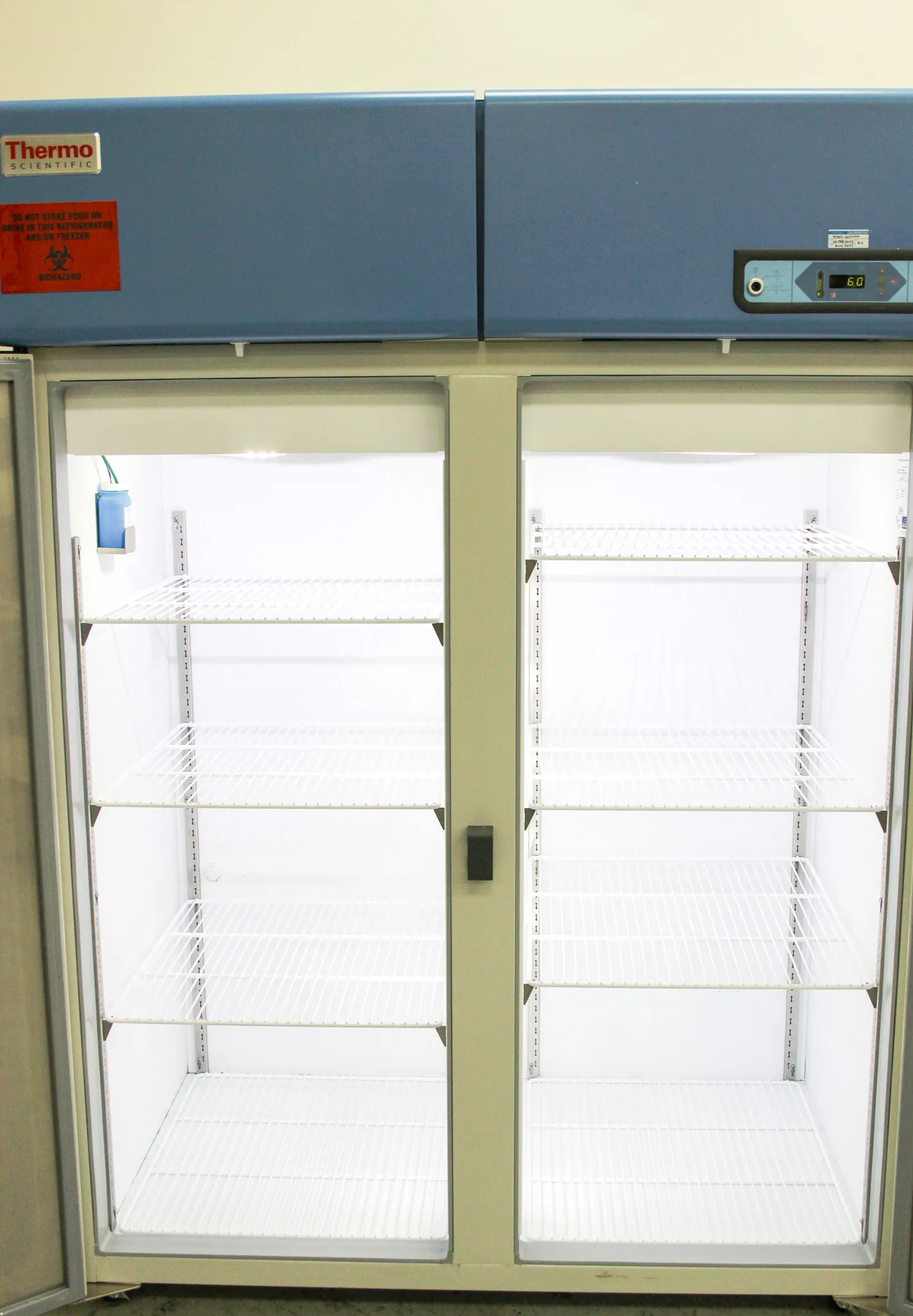 Thermo Scientific Revco REL5004A Upright Lab Refrigerator, Dual Solid Door