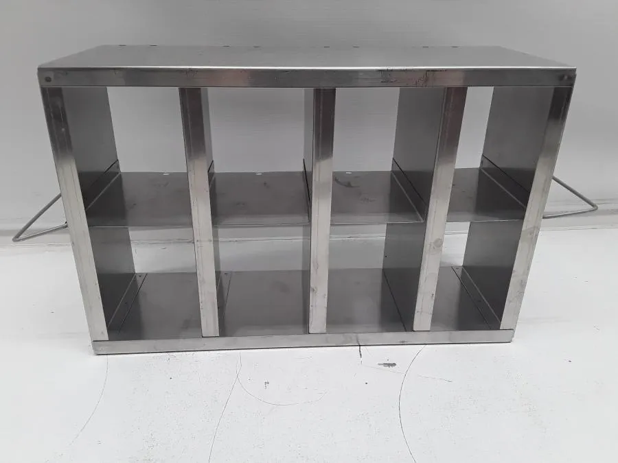 Stainless Steel Freezer Racks Cryo Storage Lab 14.5 x 5.5 x 9.25