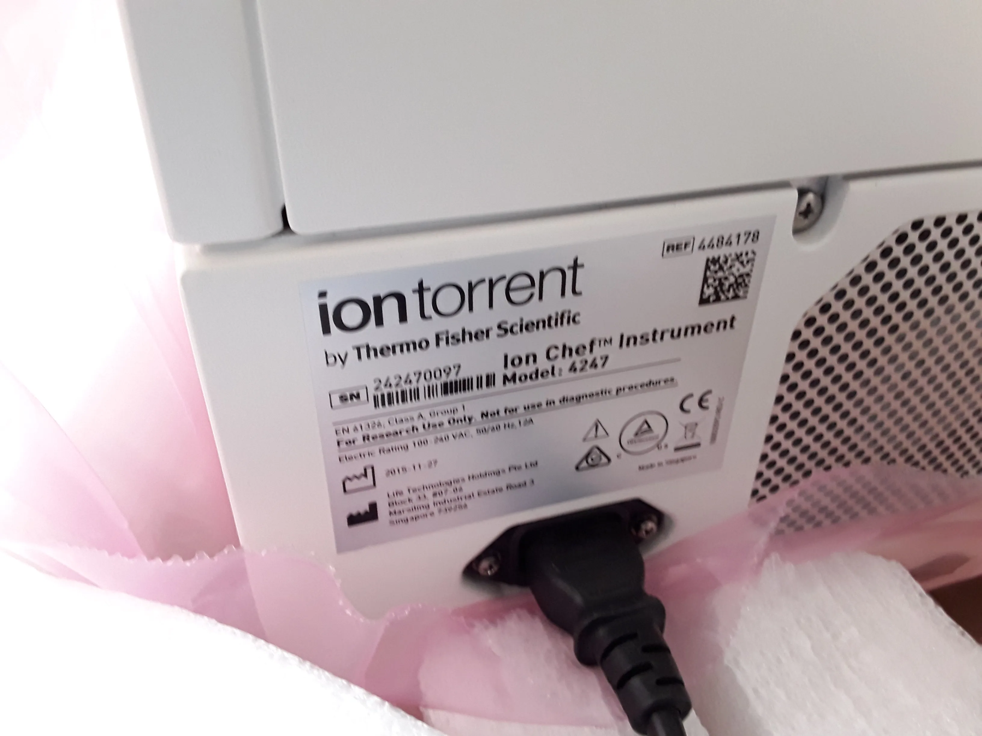 Ion Torrent / Life Technologies Ion Chef System Model 4247