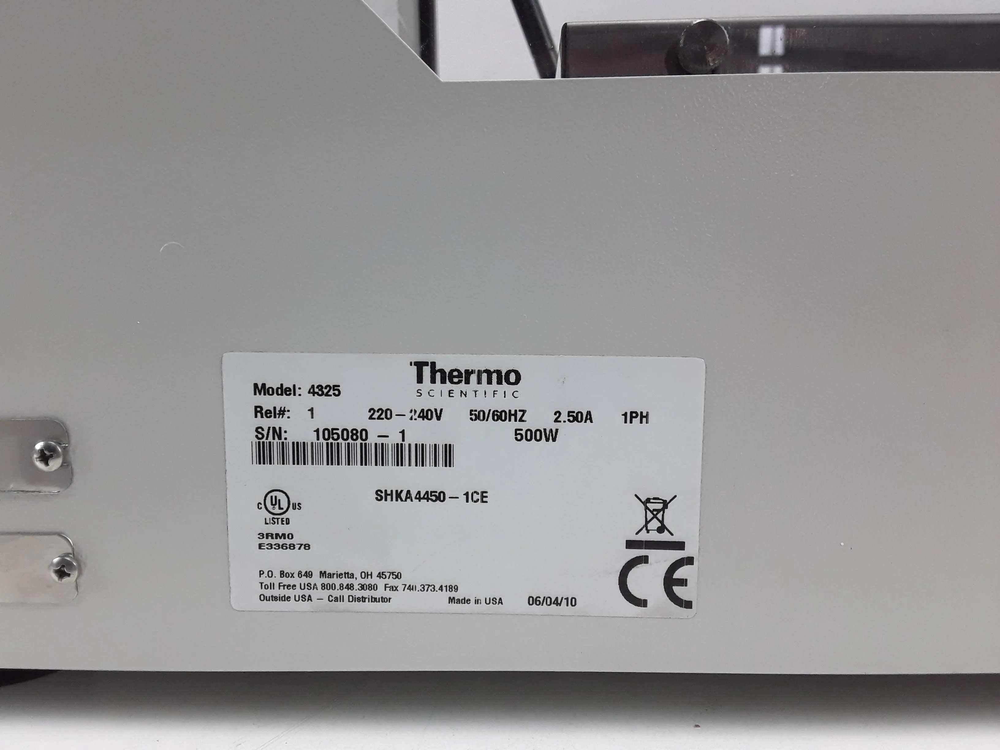 Thermo Scientific MaxQ 4450 Mini Shaker - Used Laboratory Equipment