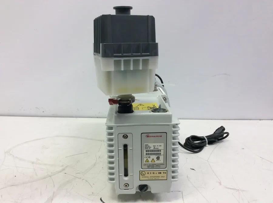 Edwards E2M30 Dual Stage Rotary Vane Vacuum Pump with EMF20 Oil Mist Filter