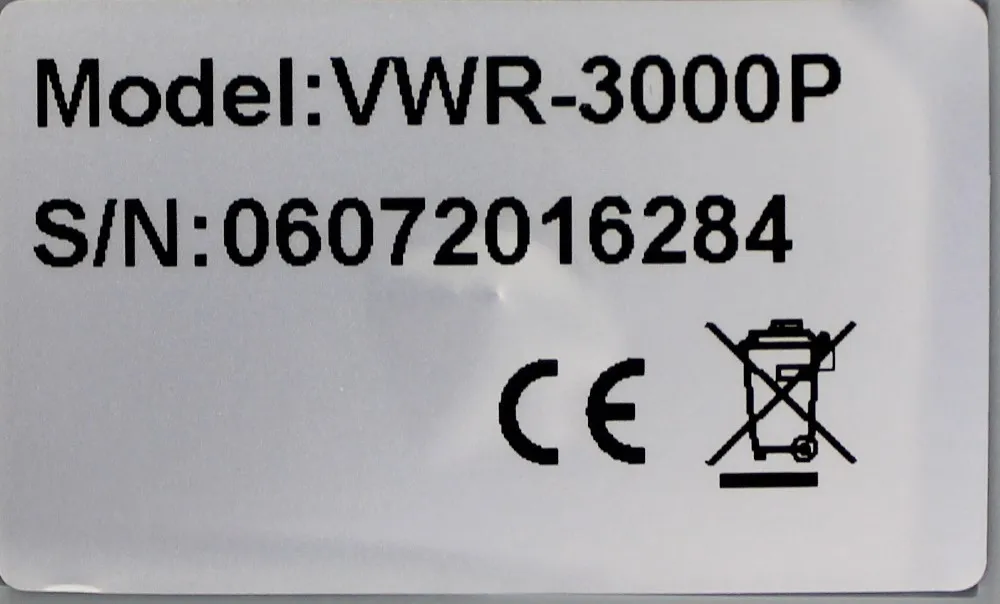 VWR P-Series Bench Scale 3000P