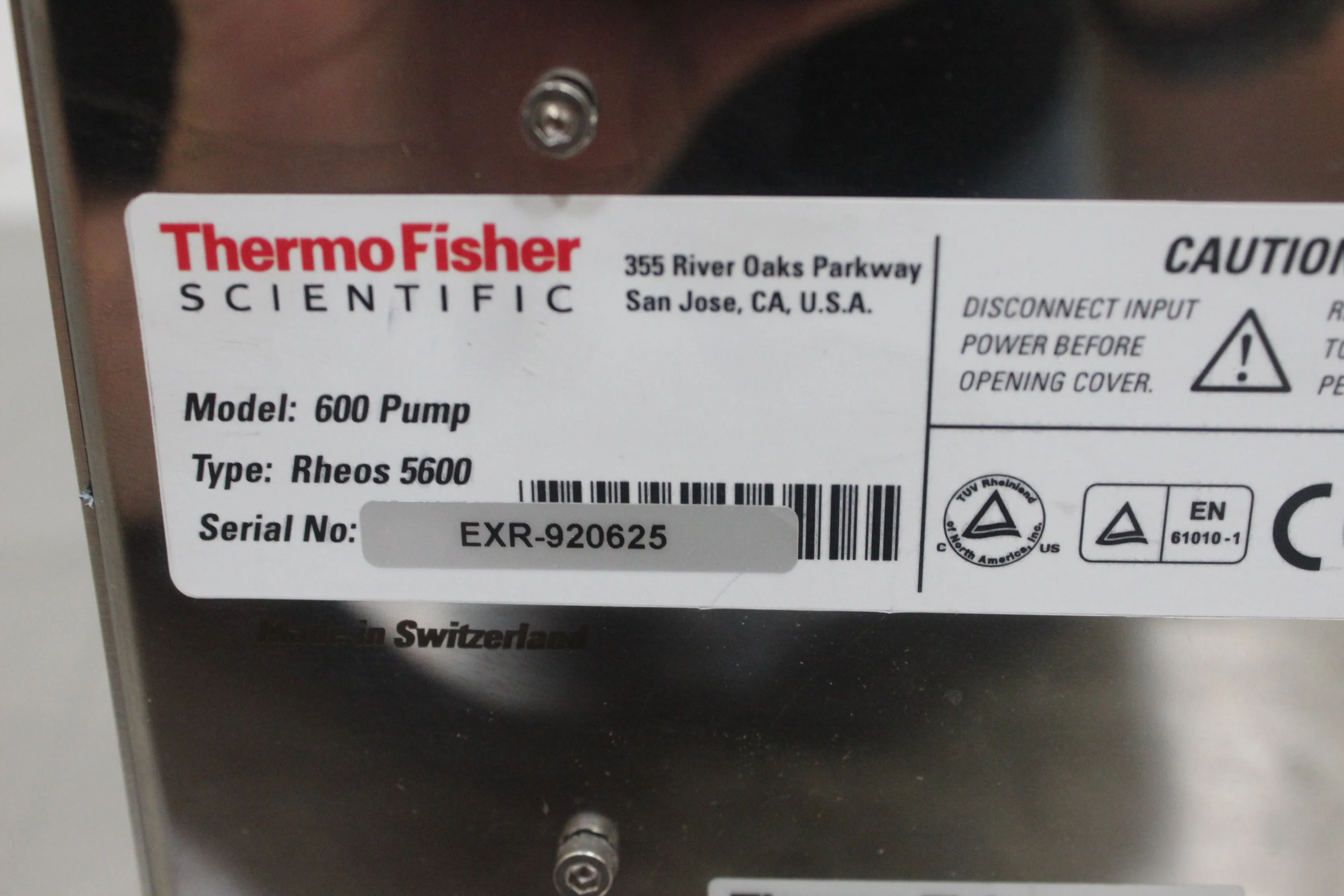 Thermo Fisher Accela 600 Pump HPLC/FPLC/GC/CE Laboratory Equipment