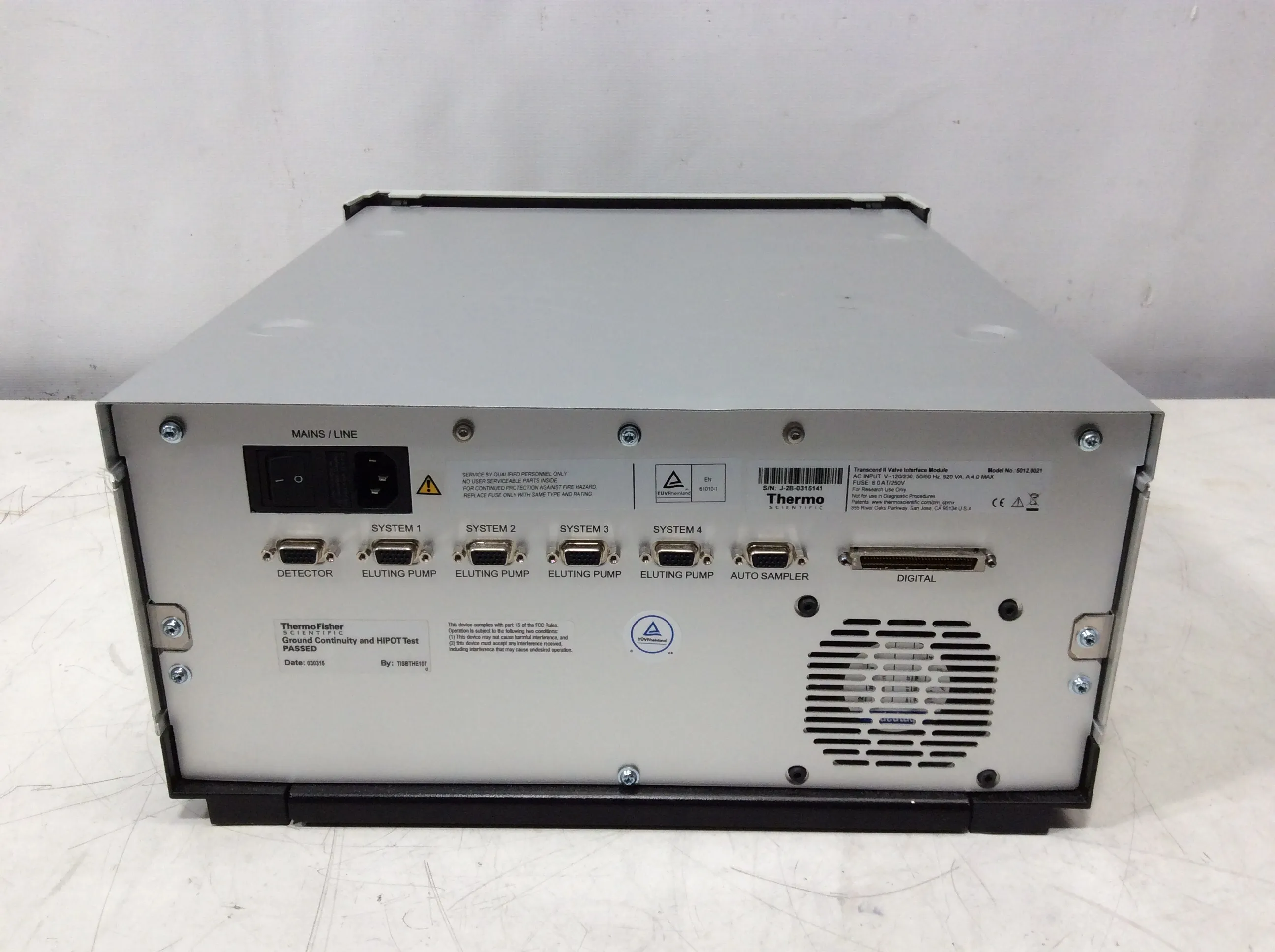 Thermo Scientific Transcend II VIM UHPLC Focused 5012.0021 HPLC Valve