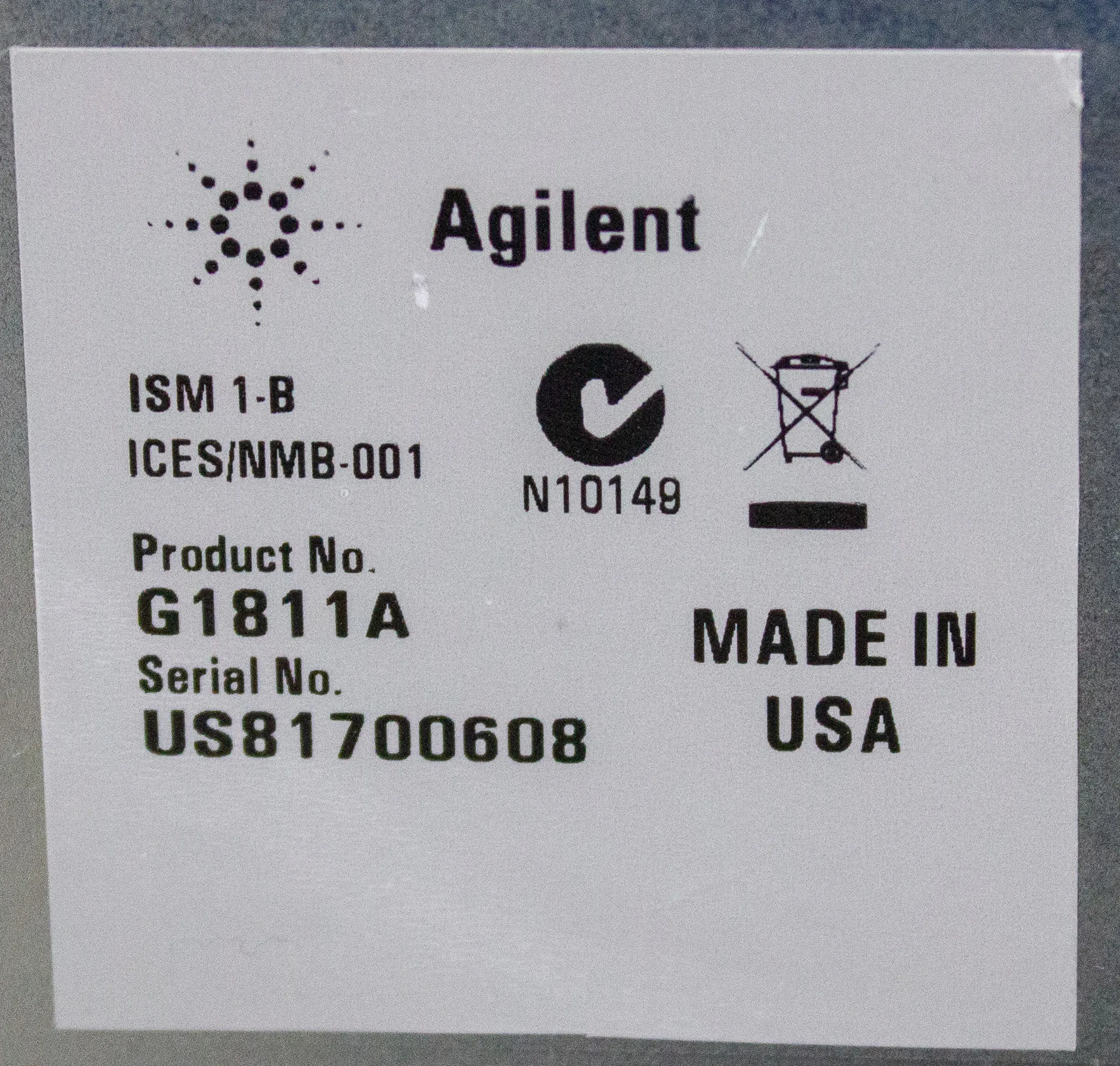 Agilent G1811A XY Sampler XY Autosampler with Stationary Racks & Tray