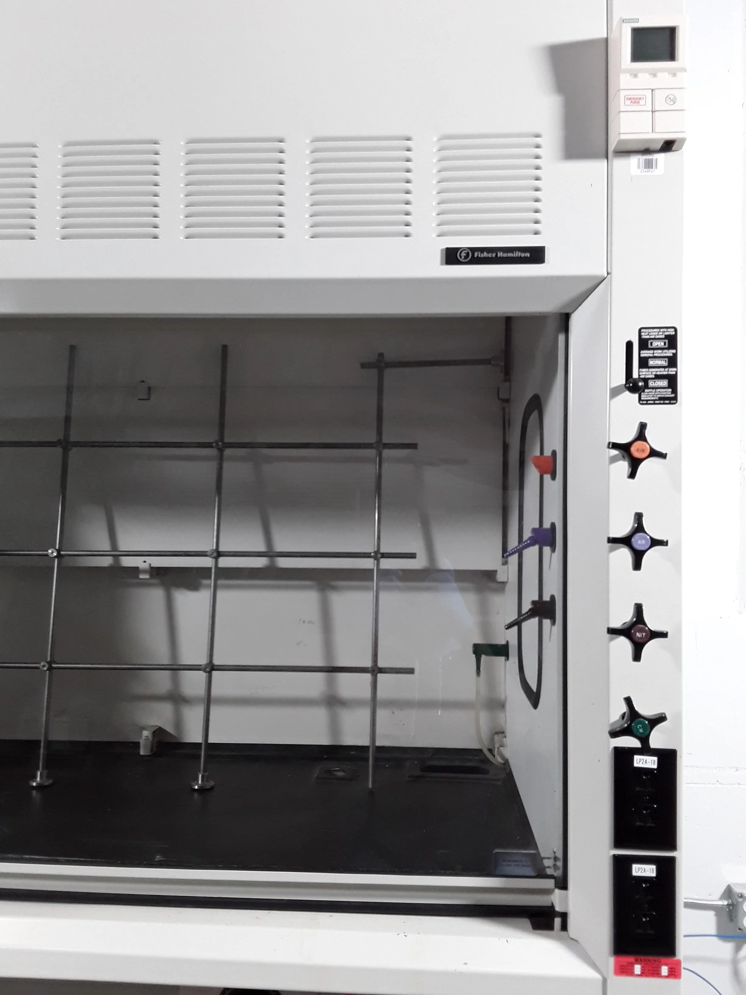 8' Fisher Hamilton Safeaire Laboratory Fume Hood w/ Base Cabinets