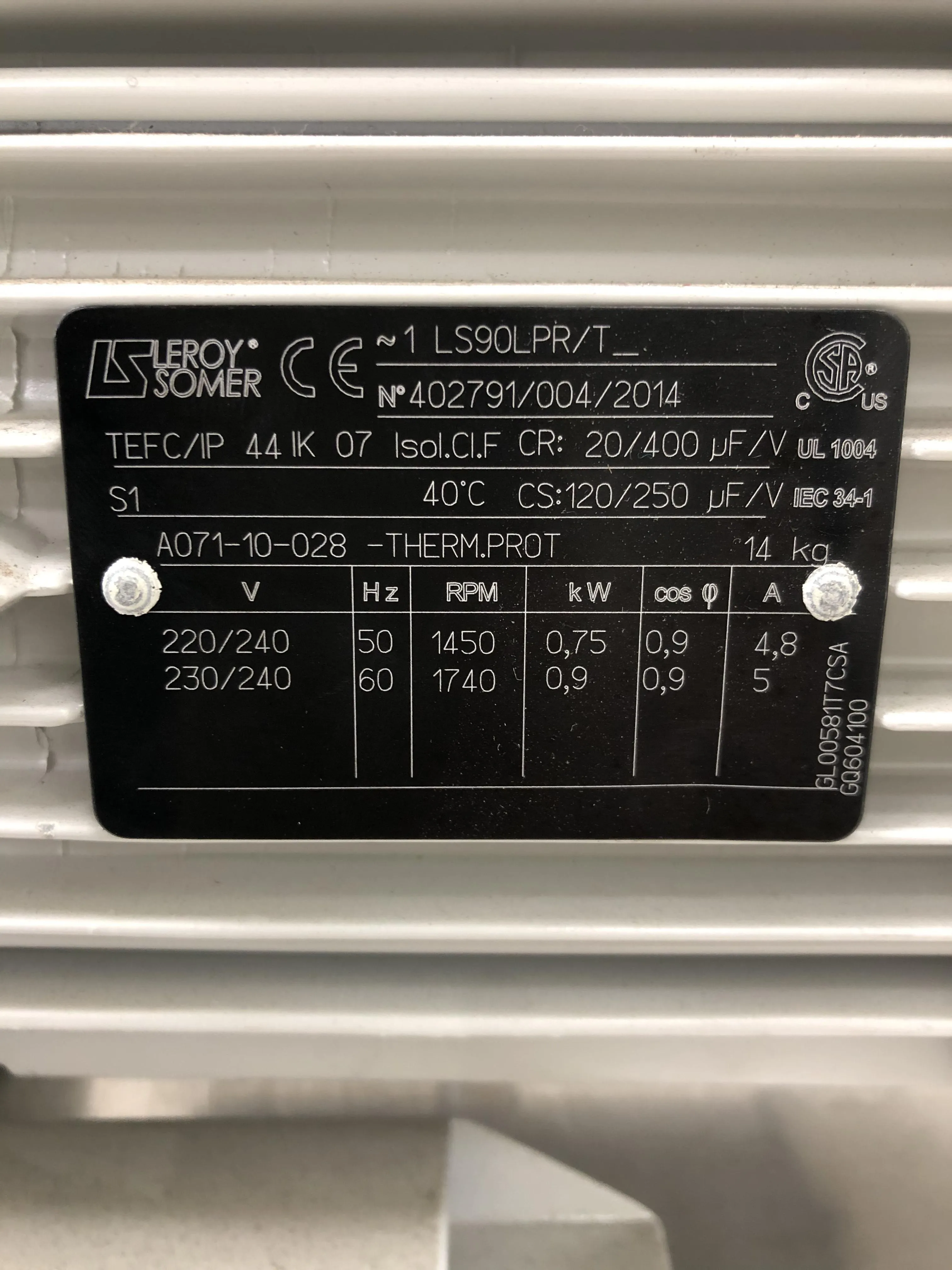 Edwards E2M30 Rotary Vane Vacuum Pump