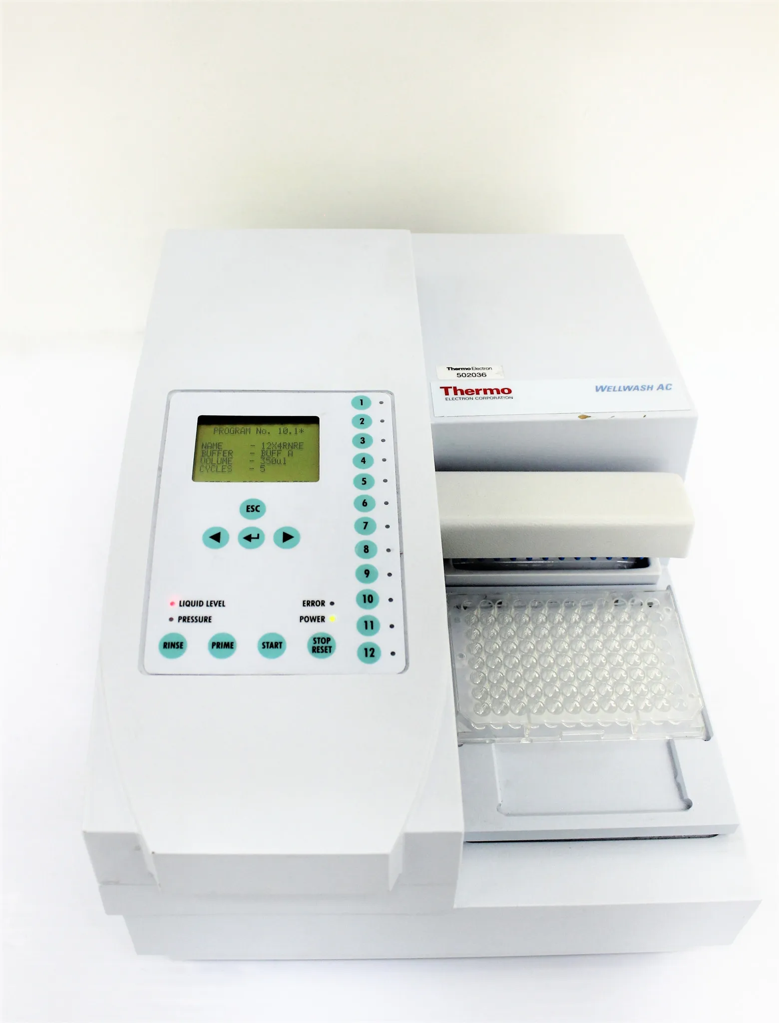 Thermo Electron Wellwash AC Microplate Washer 870 with LCD Display and Automatic Priming