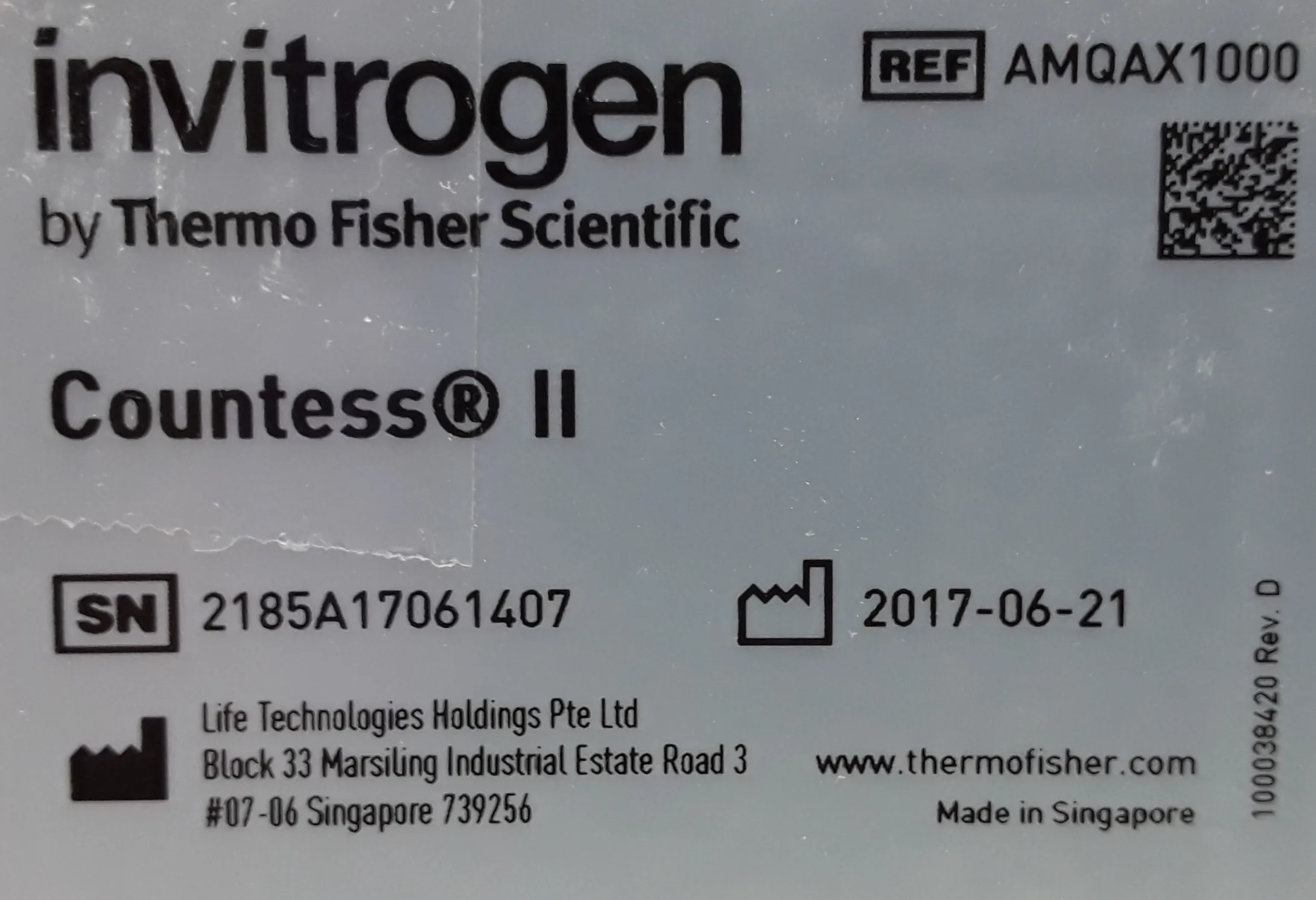 Invitrogen Countess II Automated Cell Counter AMQAX1000