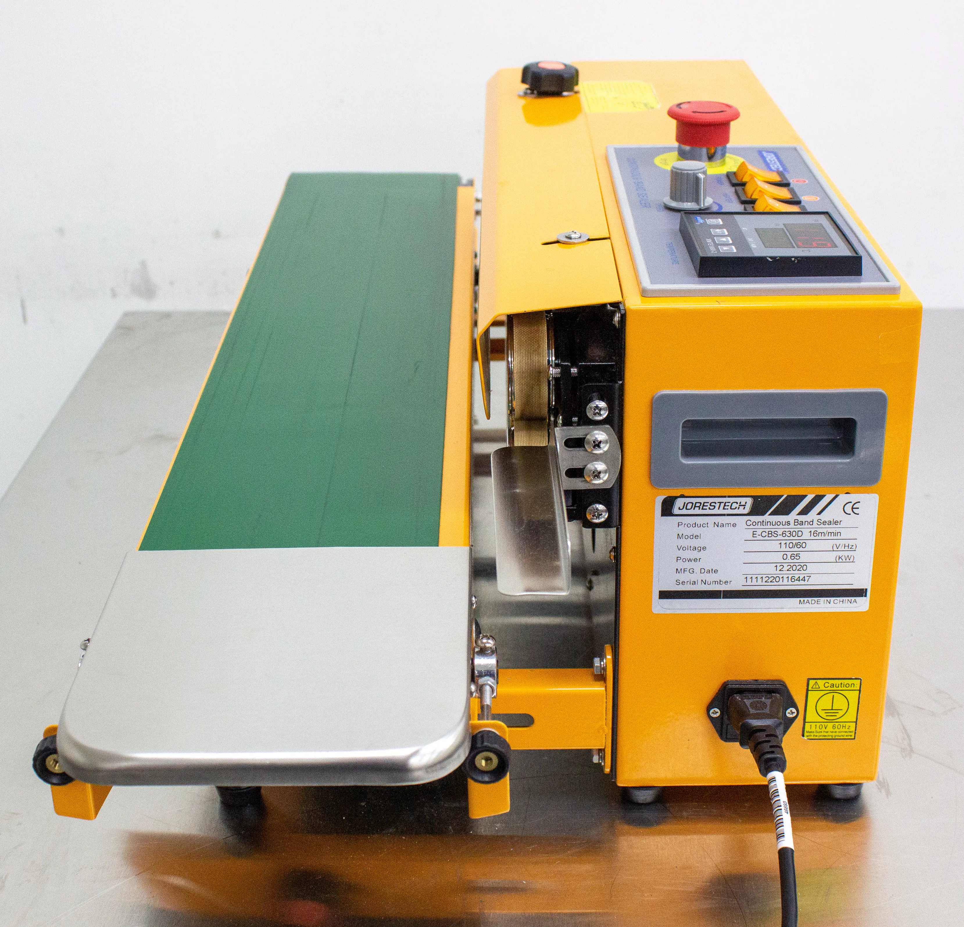 Jorestech Continuous Band Sealer Model E-CBS-630D