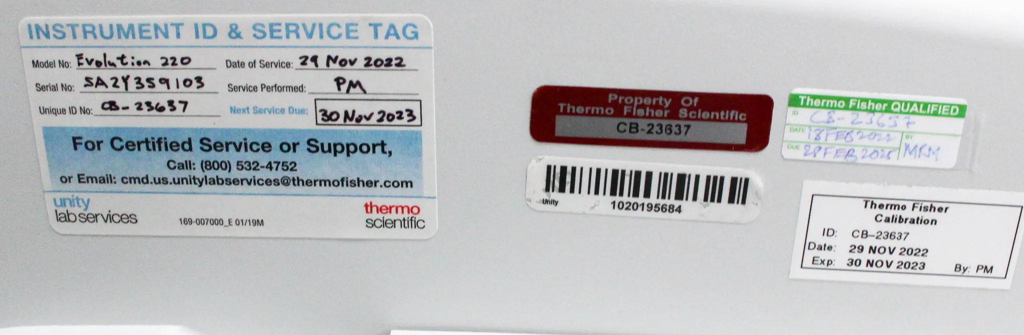 Thermo Scientific Evolution 220 UV-Visible Spectrophotometer 840-210600