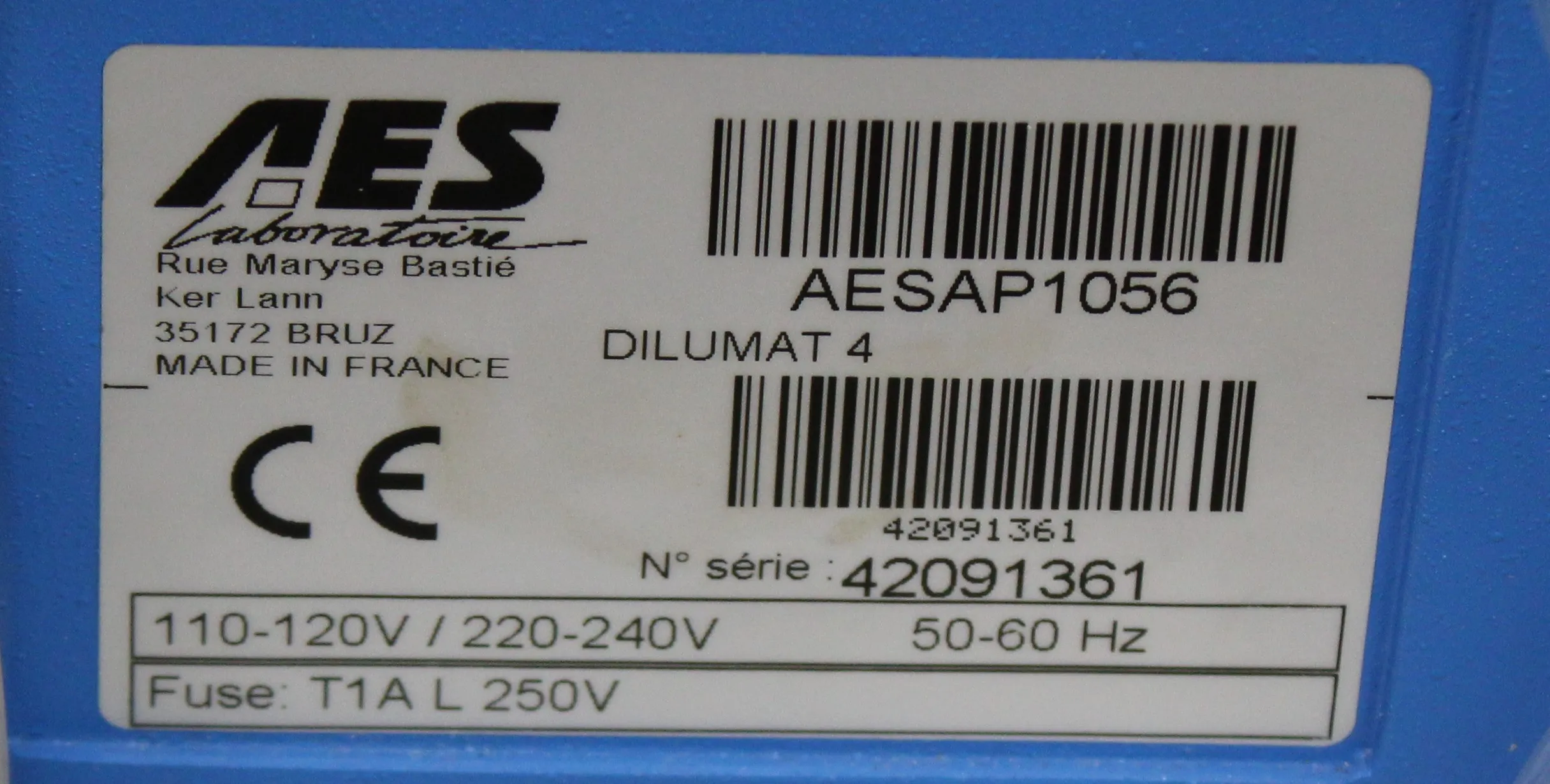 AES Dilumat 4 Fully Automated Gravimetric Diluter AESAP1056