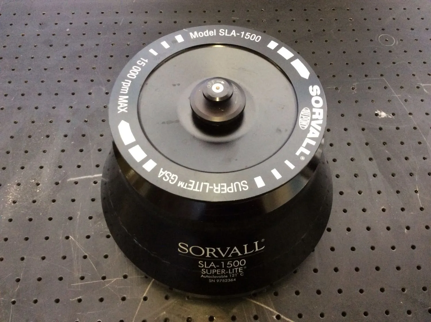 Sorvall SLA-1500 Super-Lite Autoclavable 121c Rotor Laboratory Equipment