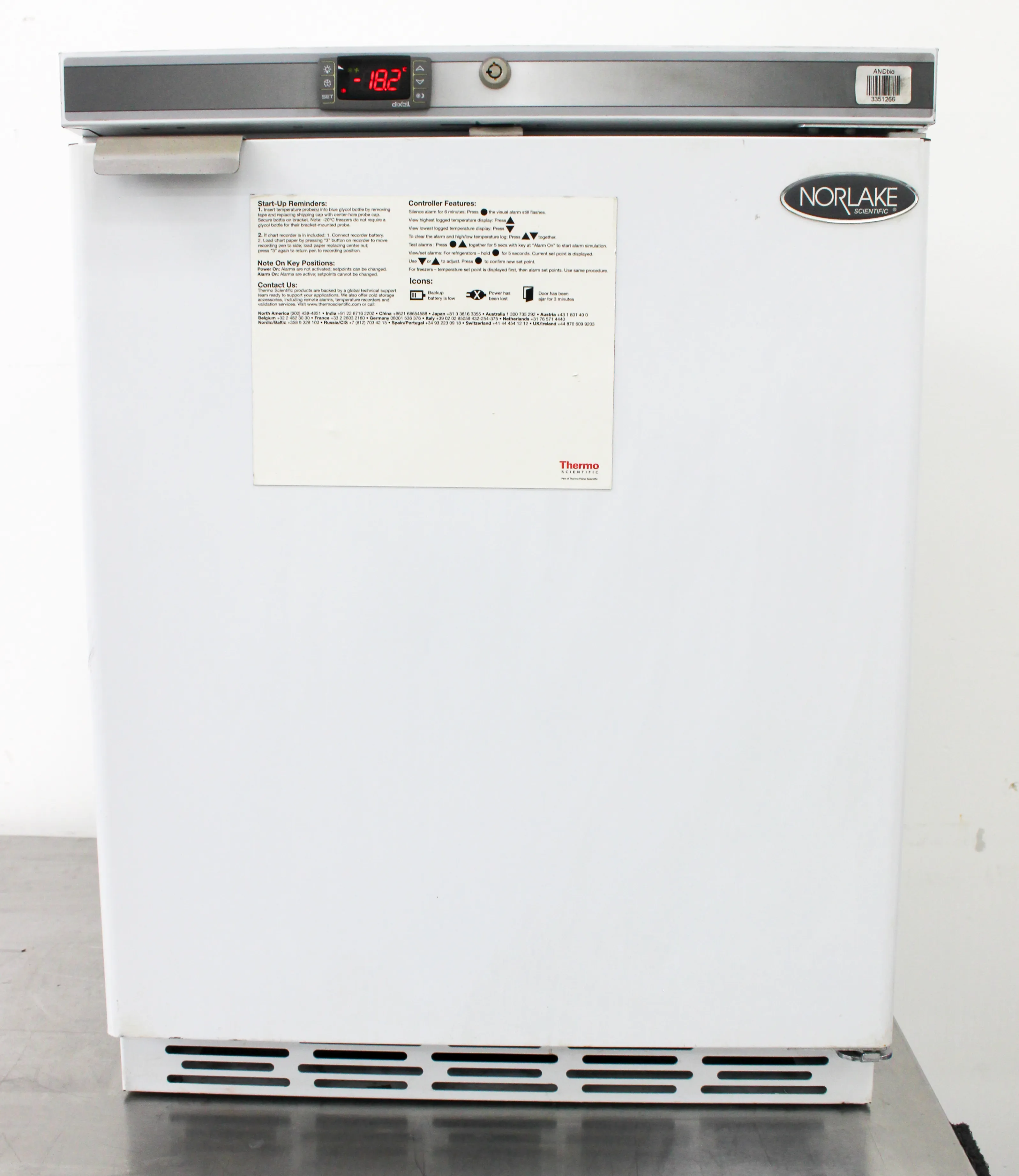 Nor-Lake Undercounter Auto Defrost Freezer NSPF041WMW/0