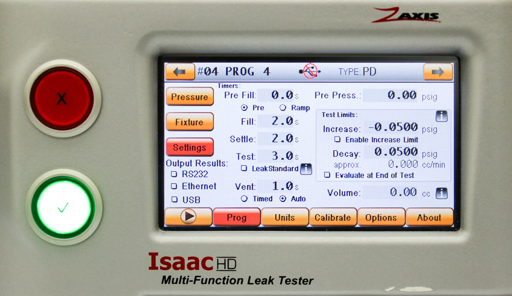 Zaxis Issac-HD-PD Multi-Function Leak Tester