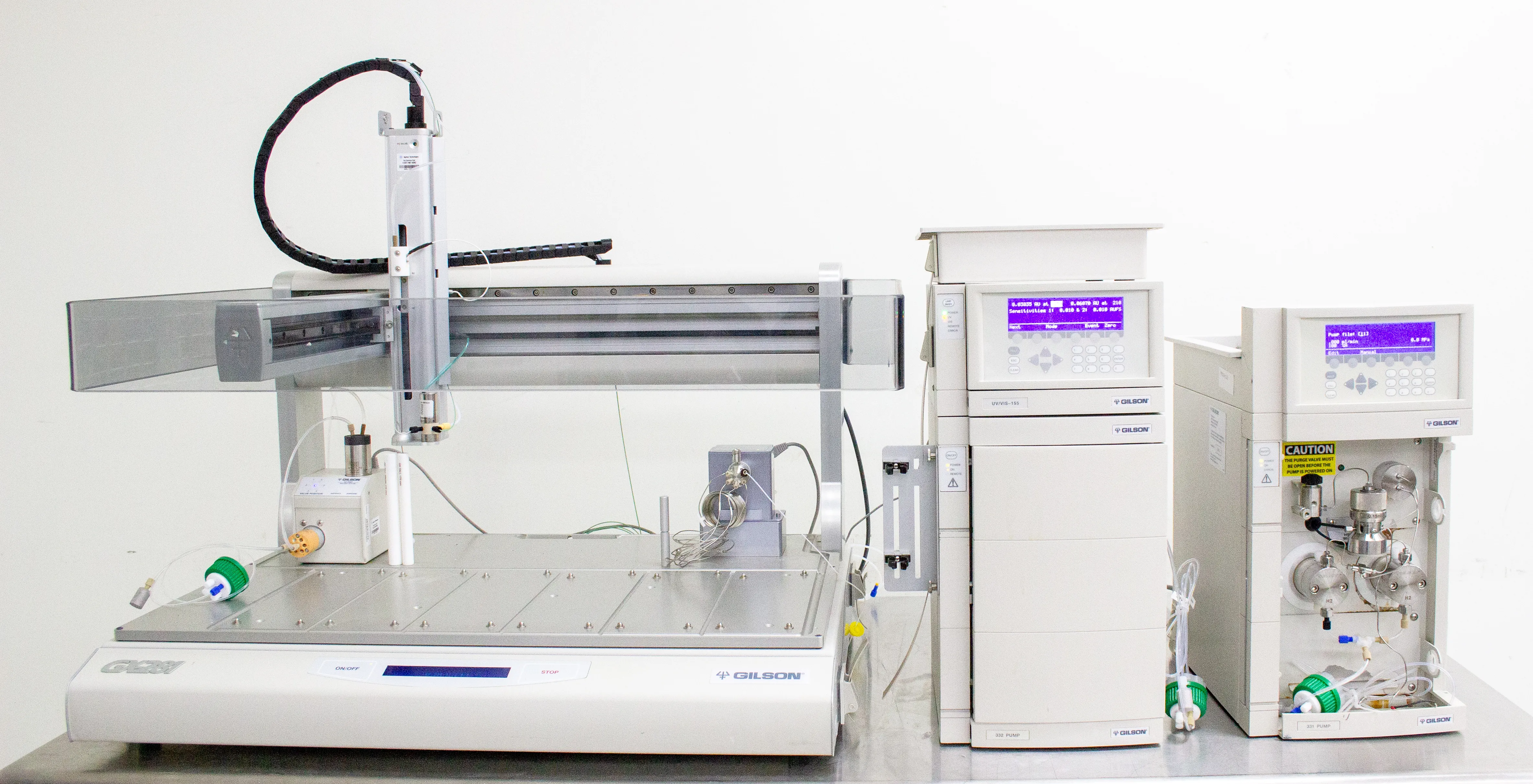 Gilson GX-281 Prep HPLC System with UV/VIS-155 Liquid Handler