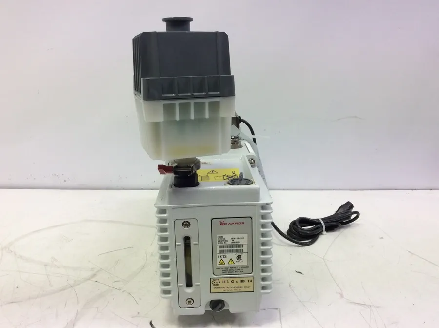 Edwards E2M30 Dual Stage Rotary Vane Vacuum Pump with EMF20 Oil Mist Filter