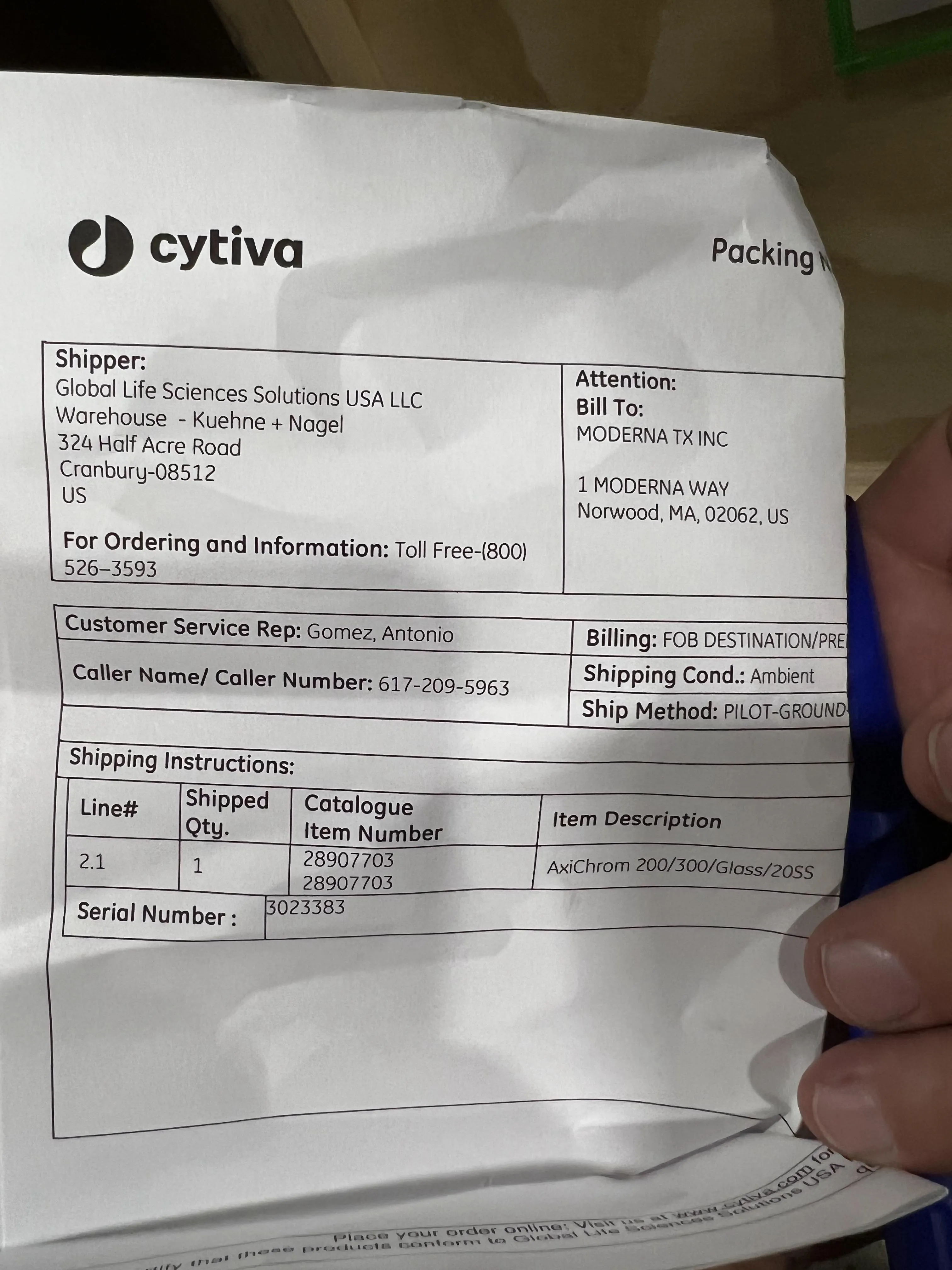 Cytiva AxiChrom 200/300 28907703 Glass Chromatography Column