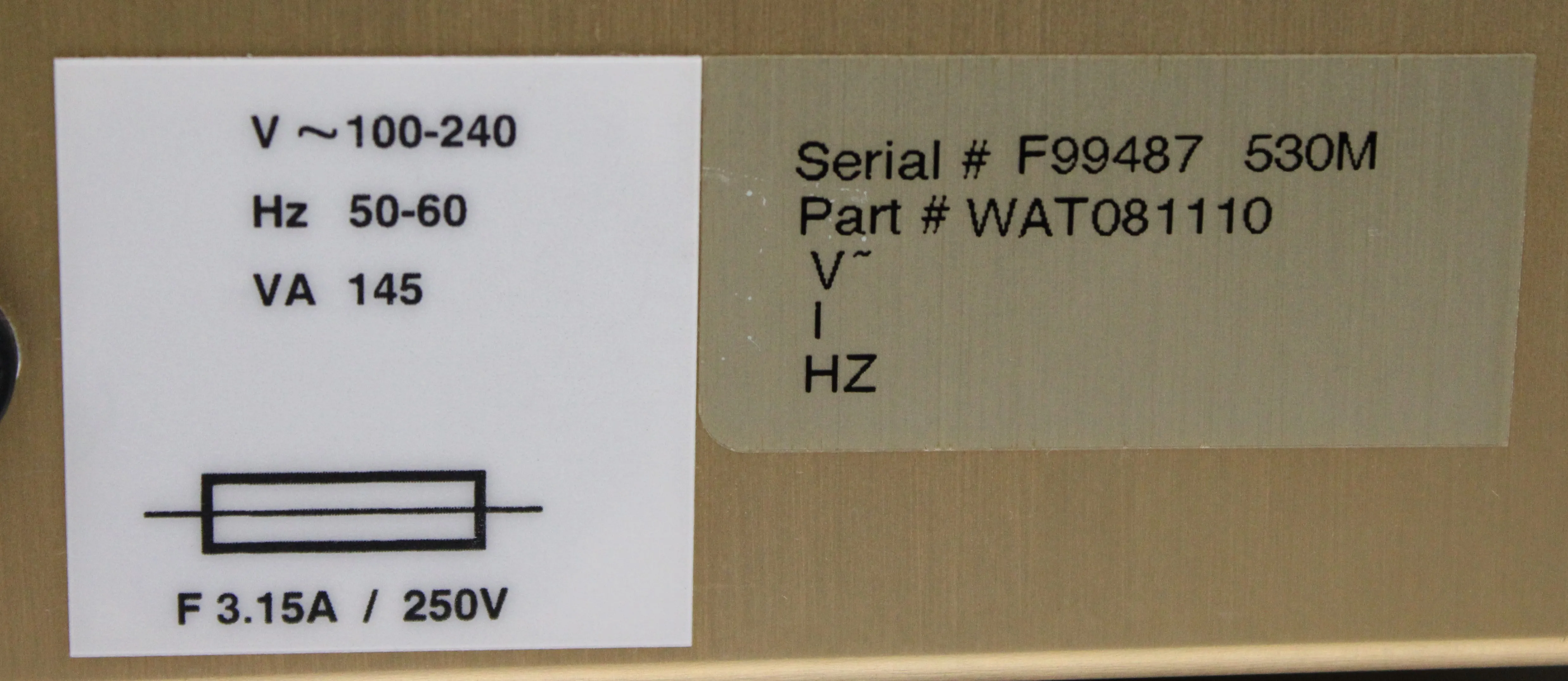 Waters 2487 Dual Absorbance Detector HPLC FPLC GC CE Used No Warranty