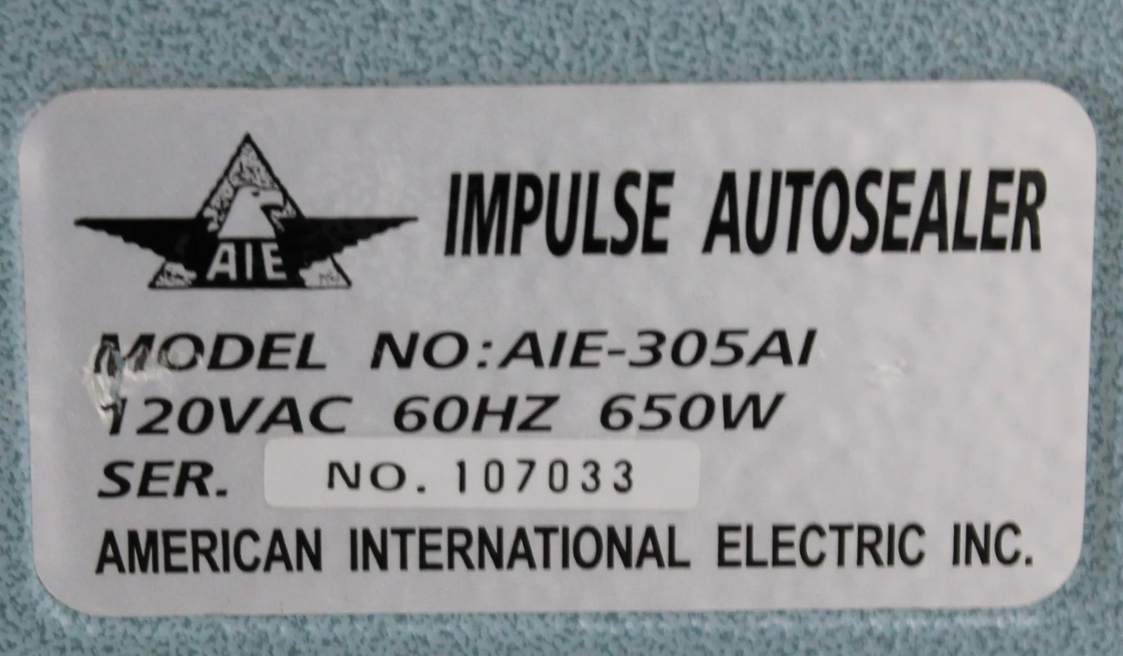 AIE Automatic Programmable Impulse Sealer AIE-305AI