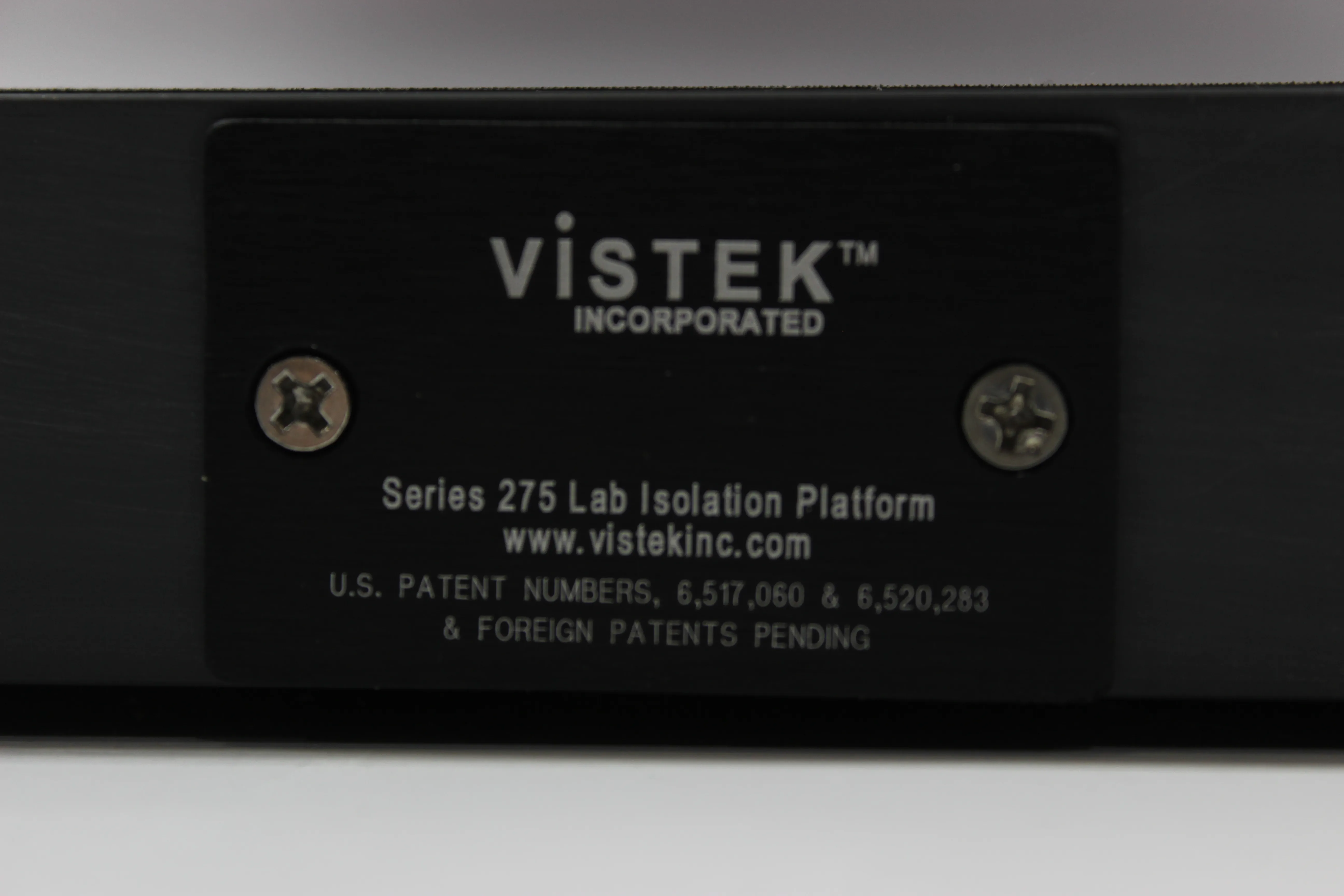 Vistek Series 275 Lab Vibration Isolation Platform