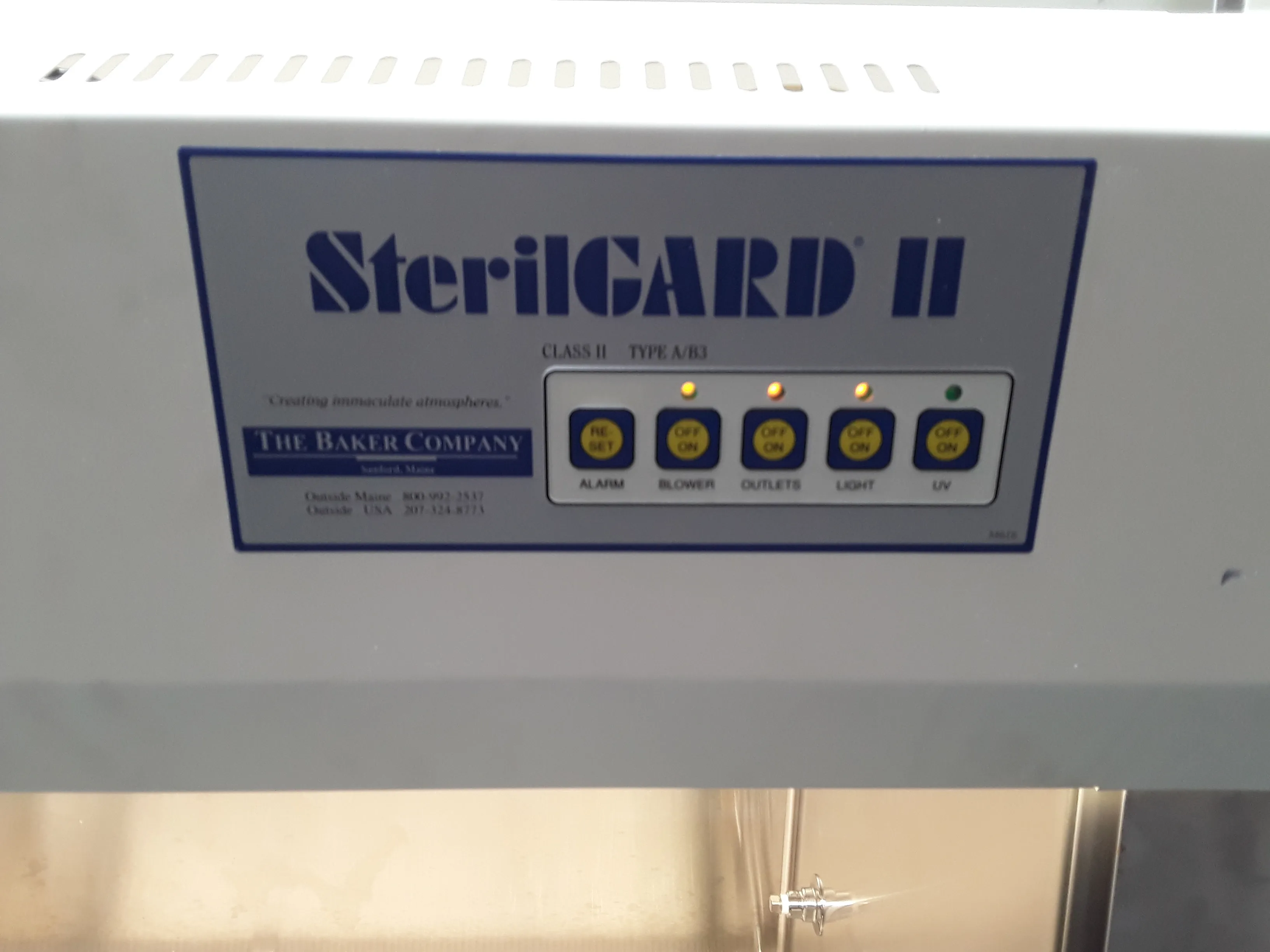 The Baker SterilGARD 400 (SG 400) Biological Safety Cabinet - Class 2 Used Laboratory Equipment