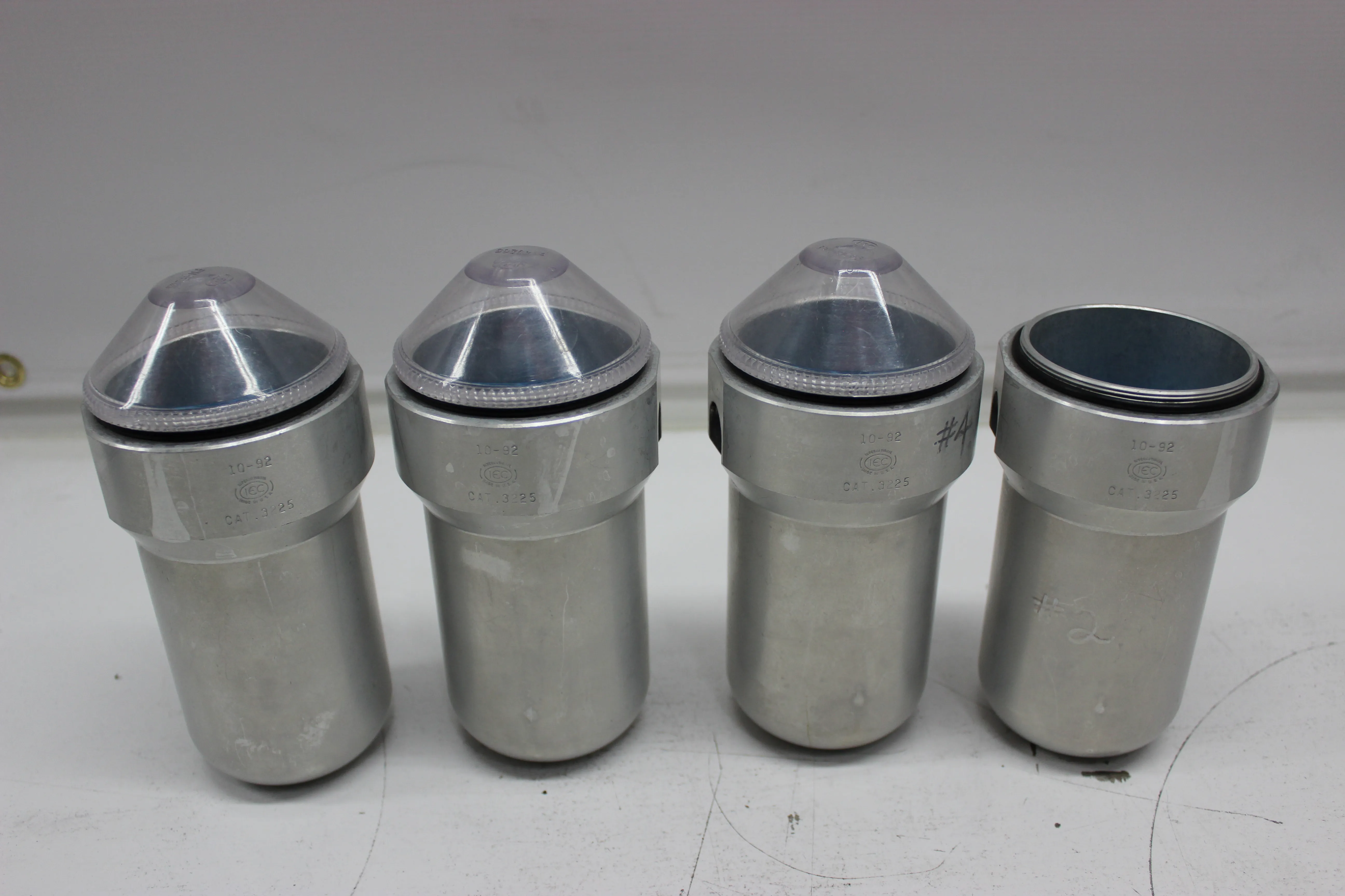 IEC 3225 Centrifuge Buckets 10-92 322g Lot of 4