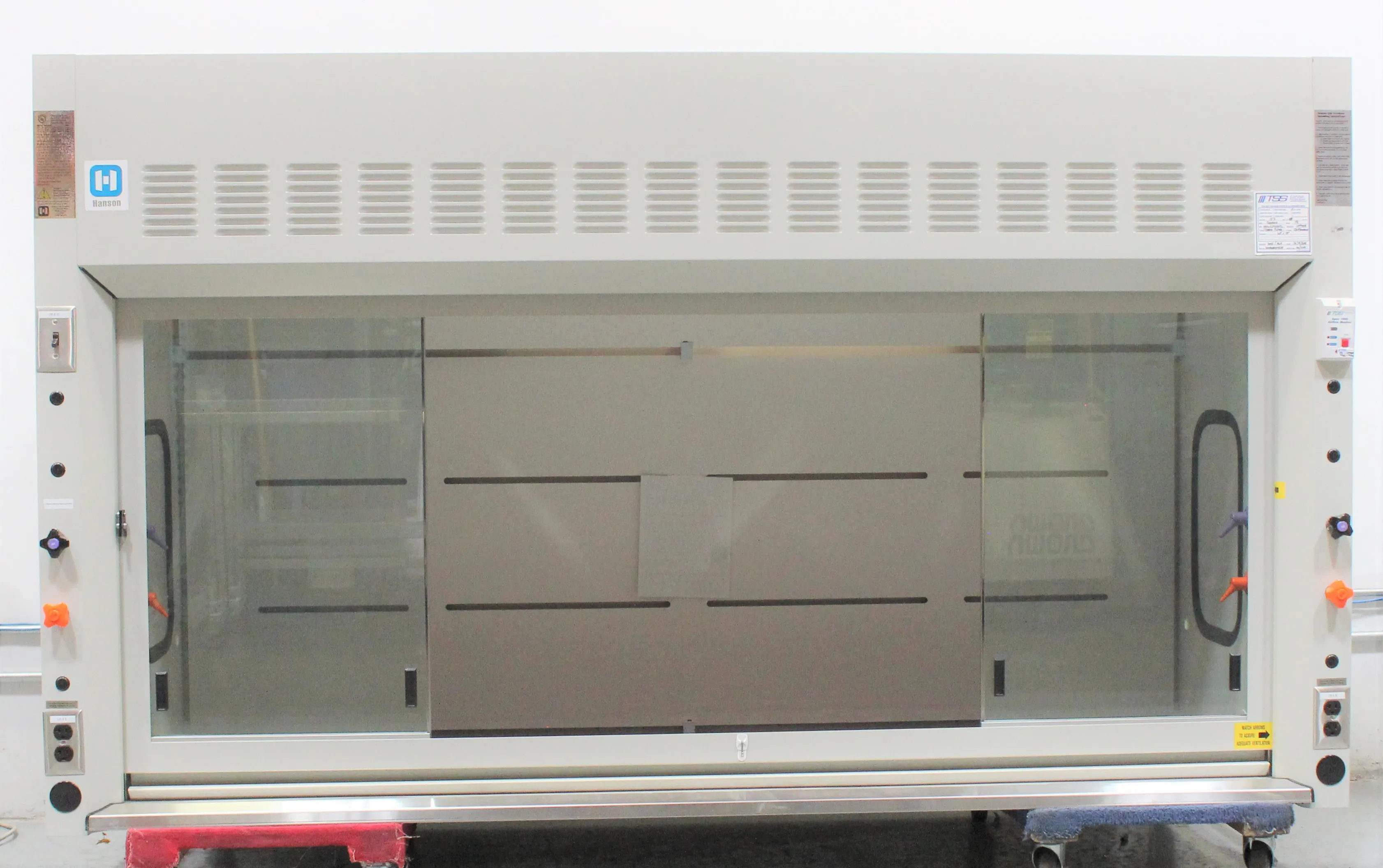 Hanson 5SA-96A 7 foot Benchtop Fume Hood 120V/220V 50Hz/60Hz Class 2 Used 30-Day Warranty