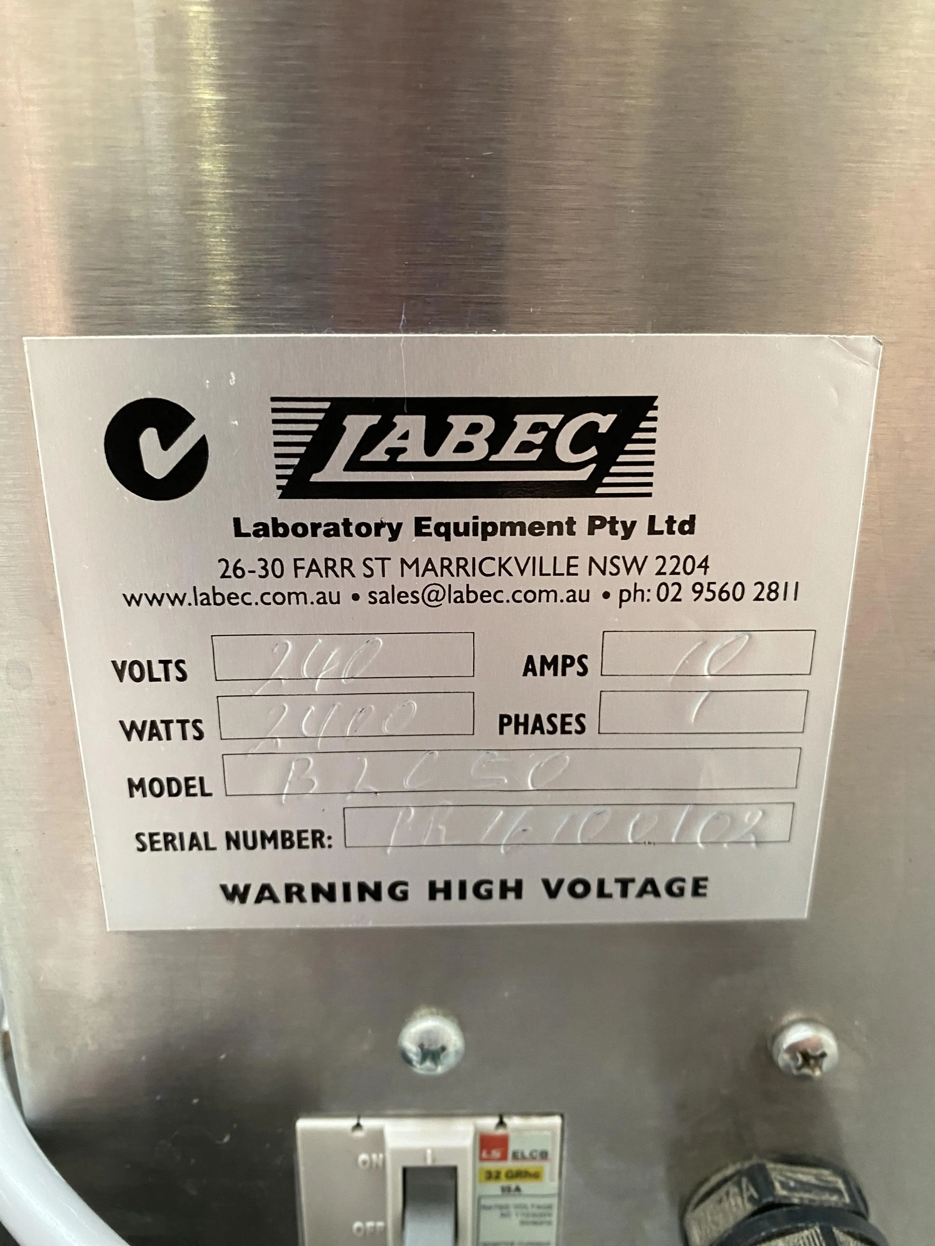 Labec BLC 50 Water Bath Constant Temperature Laboratory Equipment