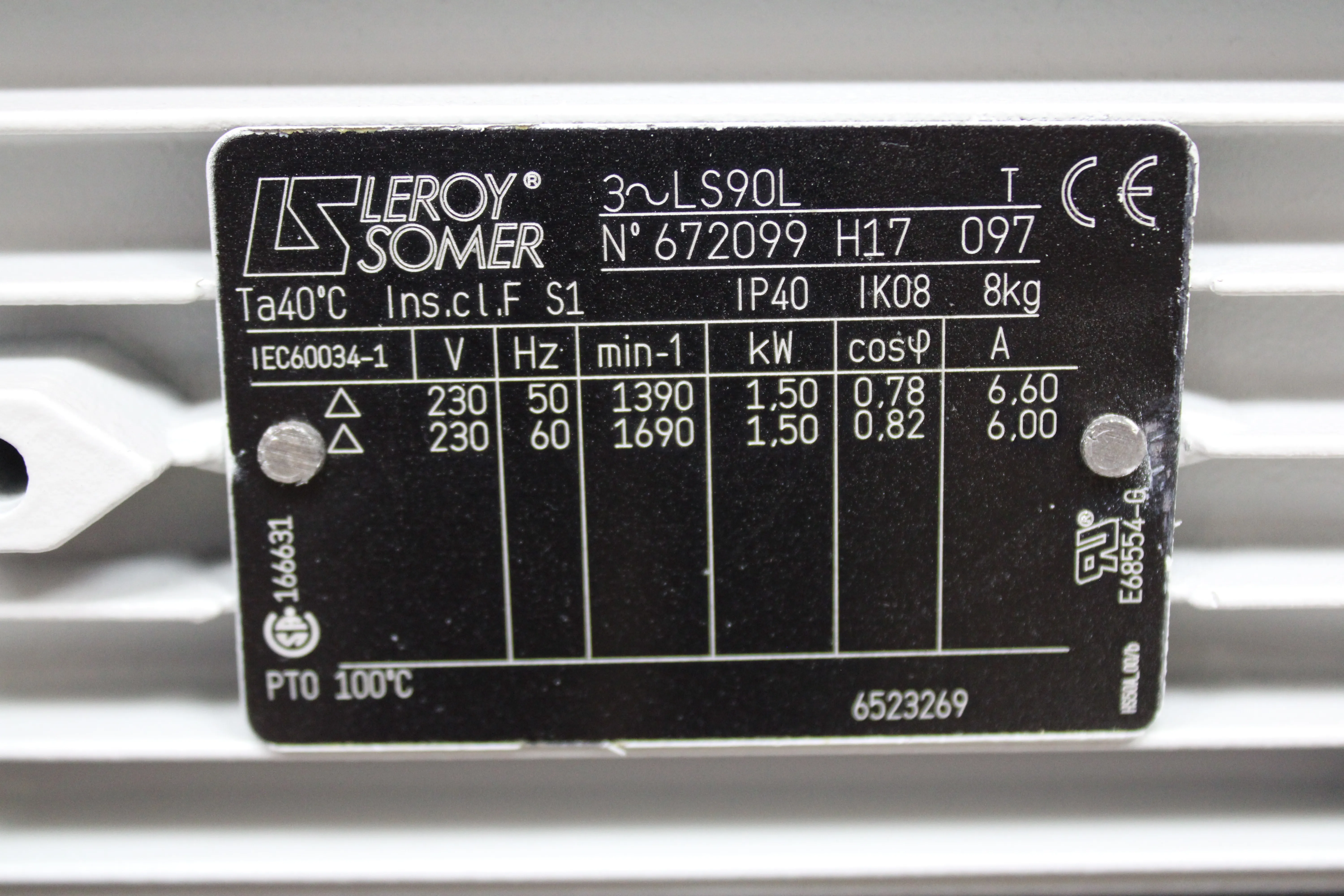 Leybold SOGEVAC SV65BIFC Oil Sealed Vacuum Pump