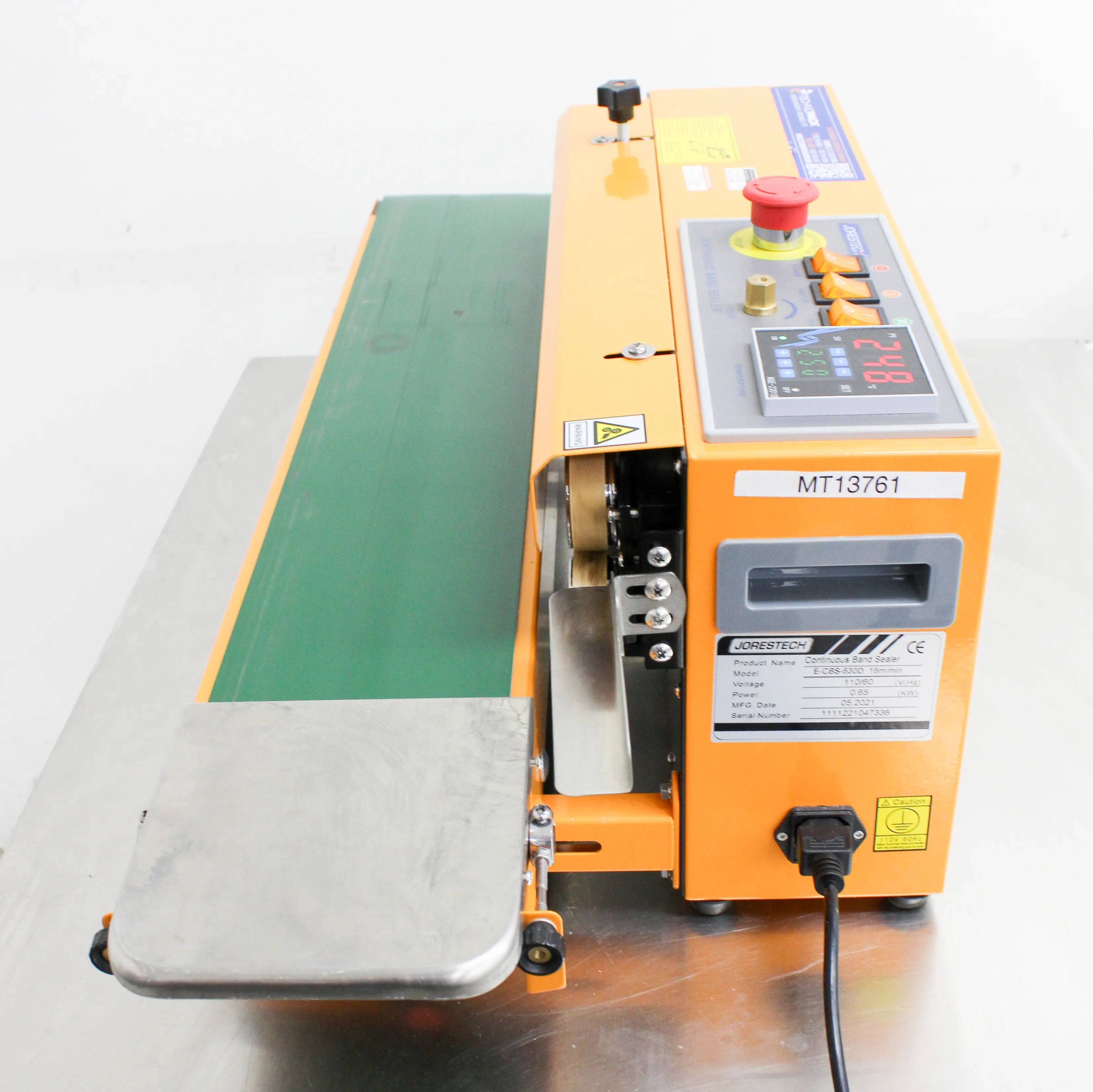 Jorestech Continuous Band Sealer Model E-CBS-630D