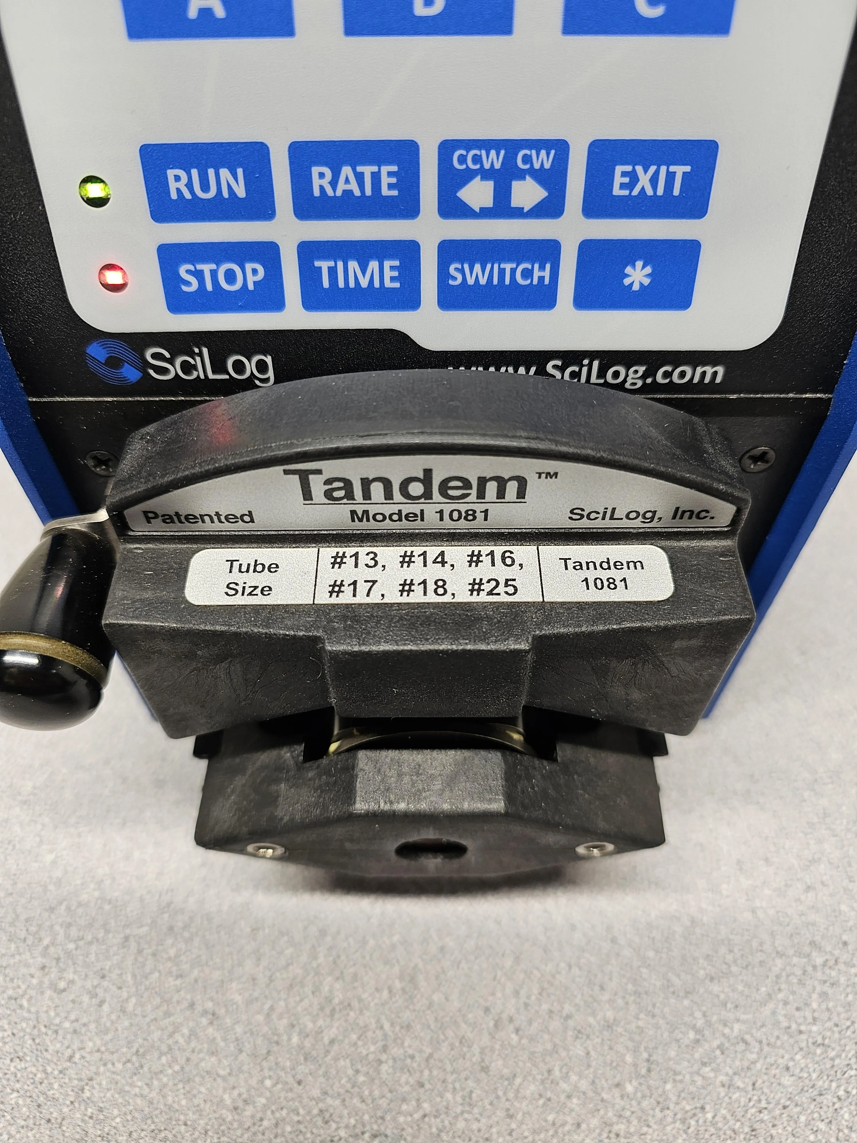 SciLog ChemTec Peristaltic Pump with Tandem 1081 Head - G (Good) Condition, Needs Repairs