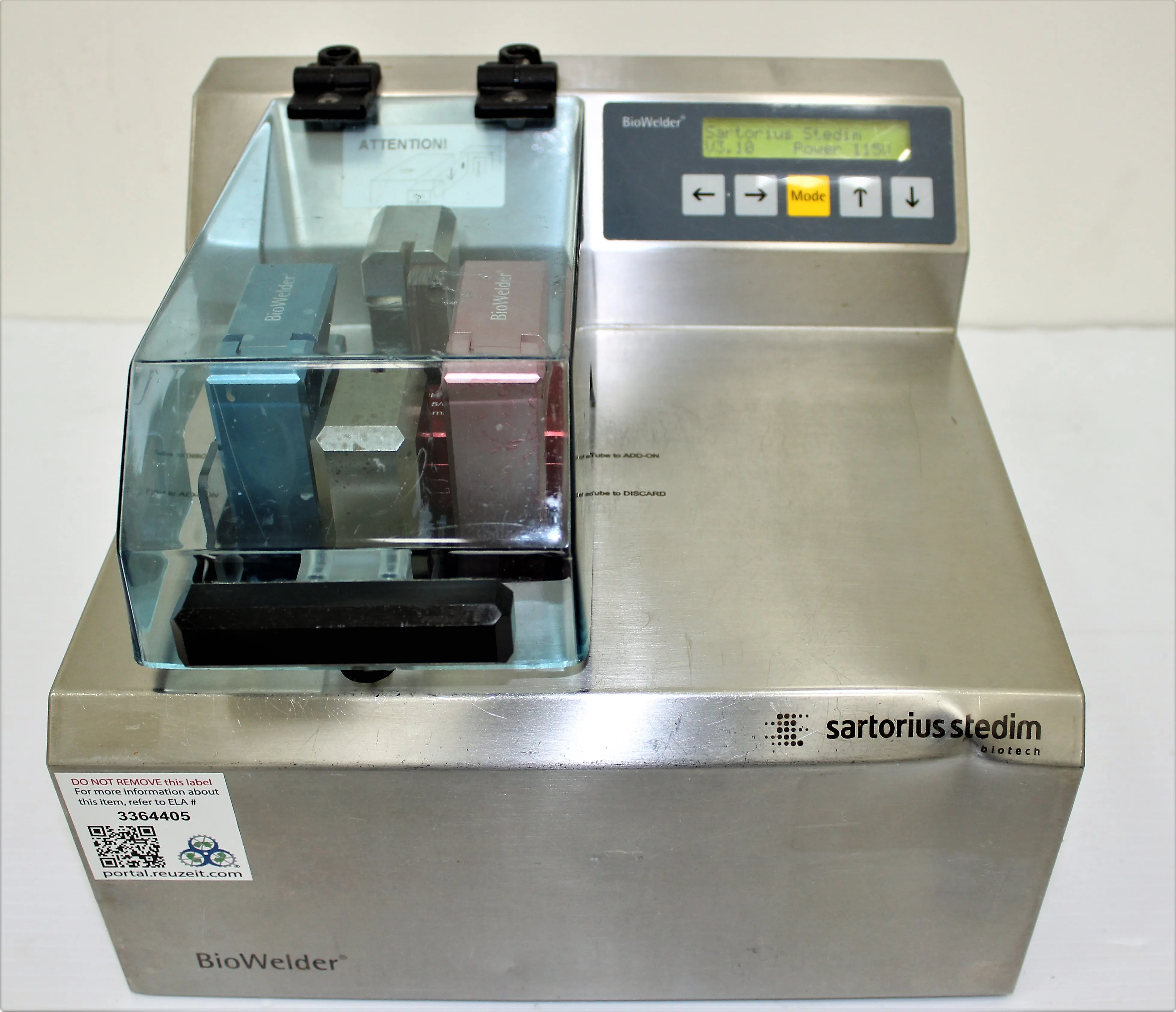 Used Sartorius Stedim 16370 Thermoplastic Tube Welder