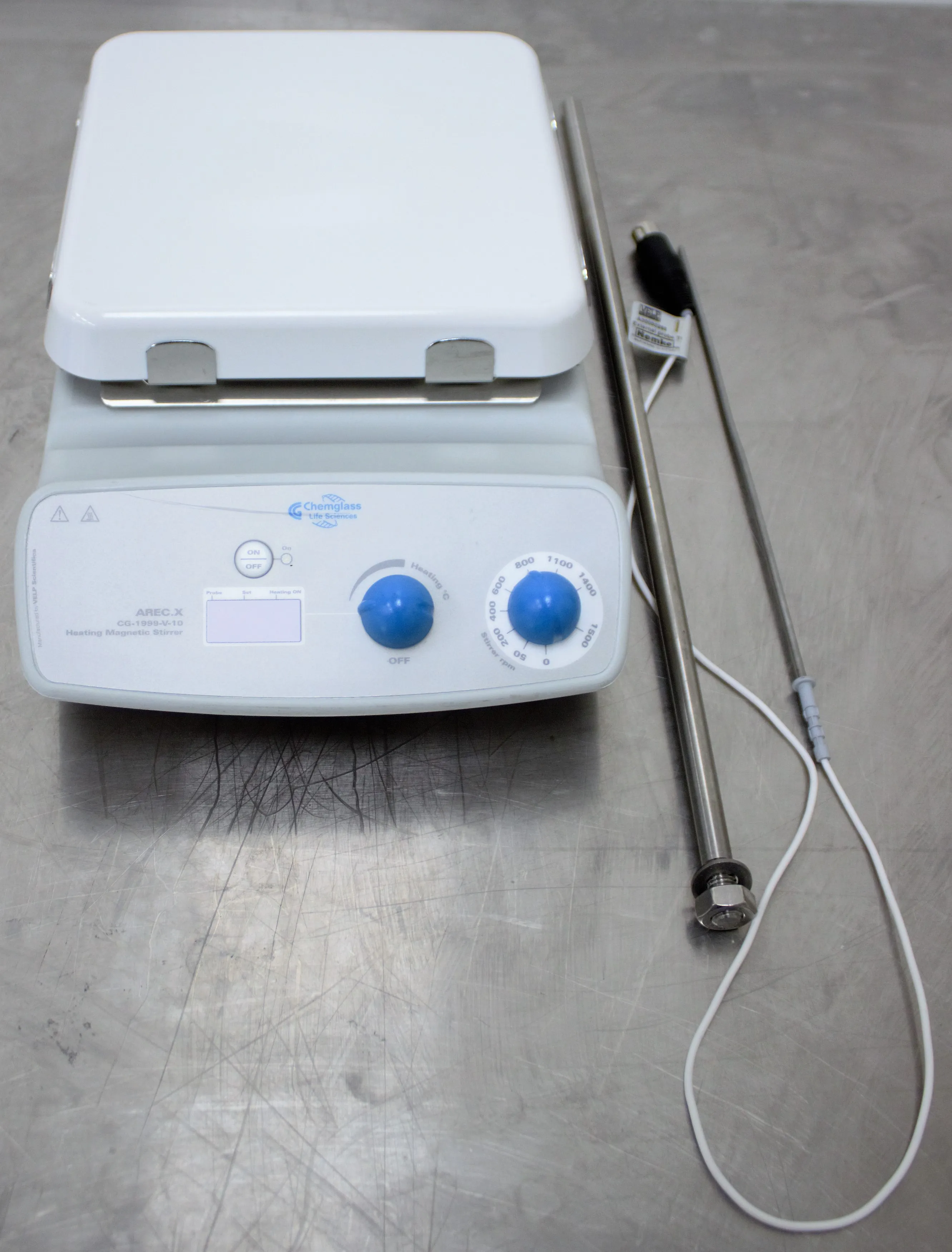 Velp Scientifica AREC.X Digital Ceramic Hot Plate Stirrers - Used in G (Good) condition, 30-Day Warranty