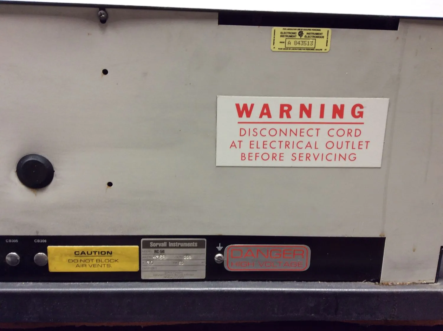 DuPont Sorvall RC-5B Superspeed Refrigerated Floor Centrifuge