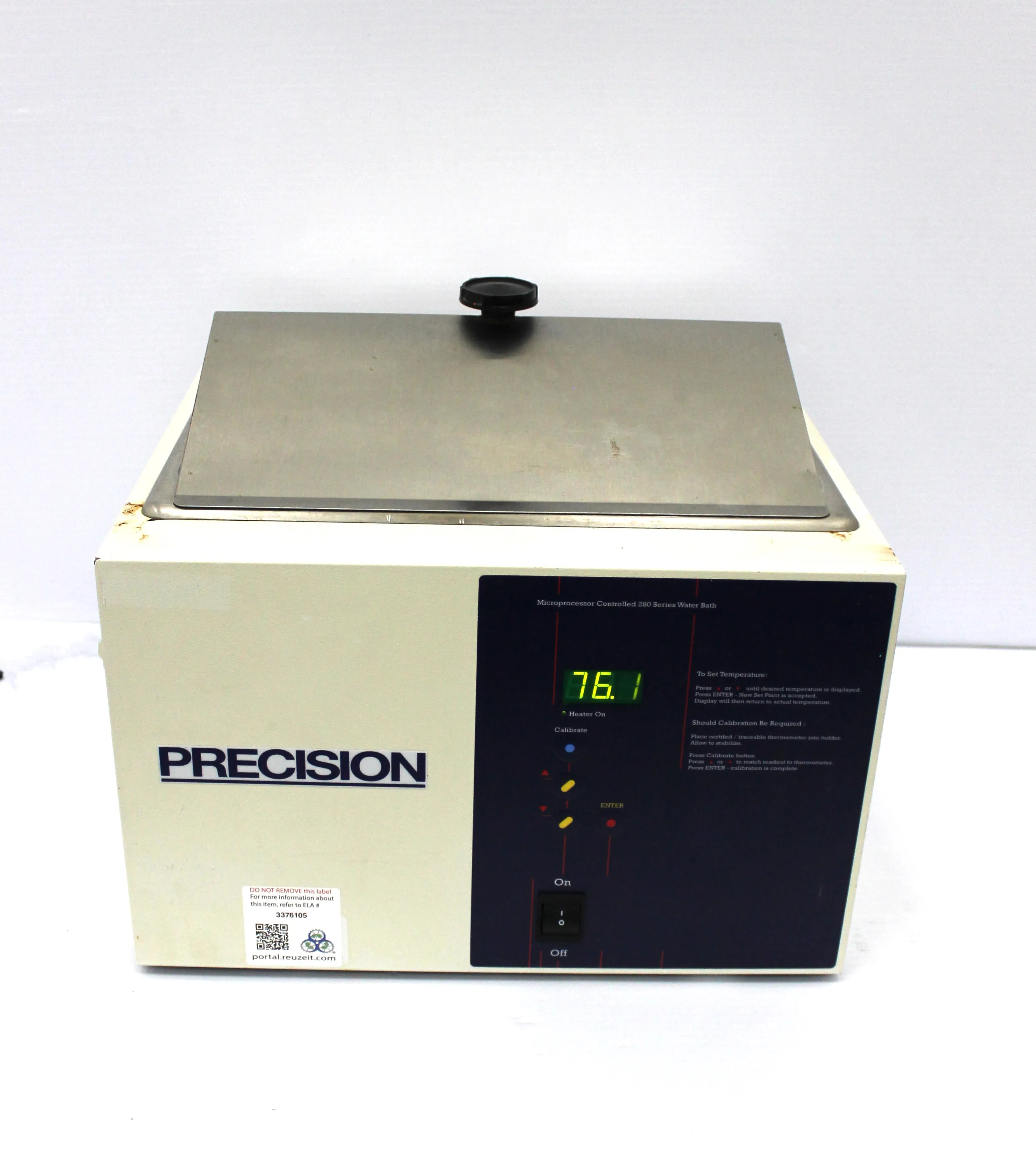 Precision Microprocessor Controlled 280 Series Water Bath