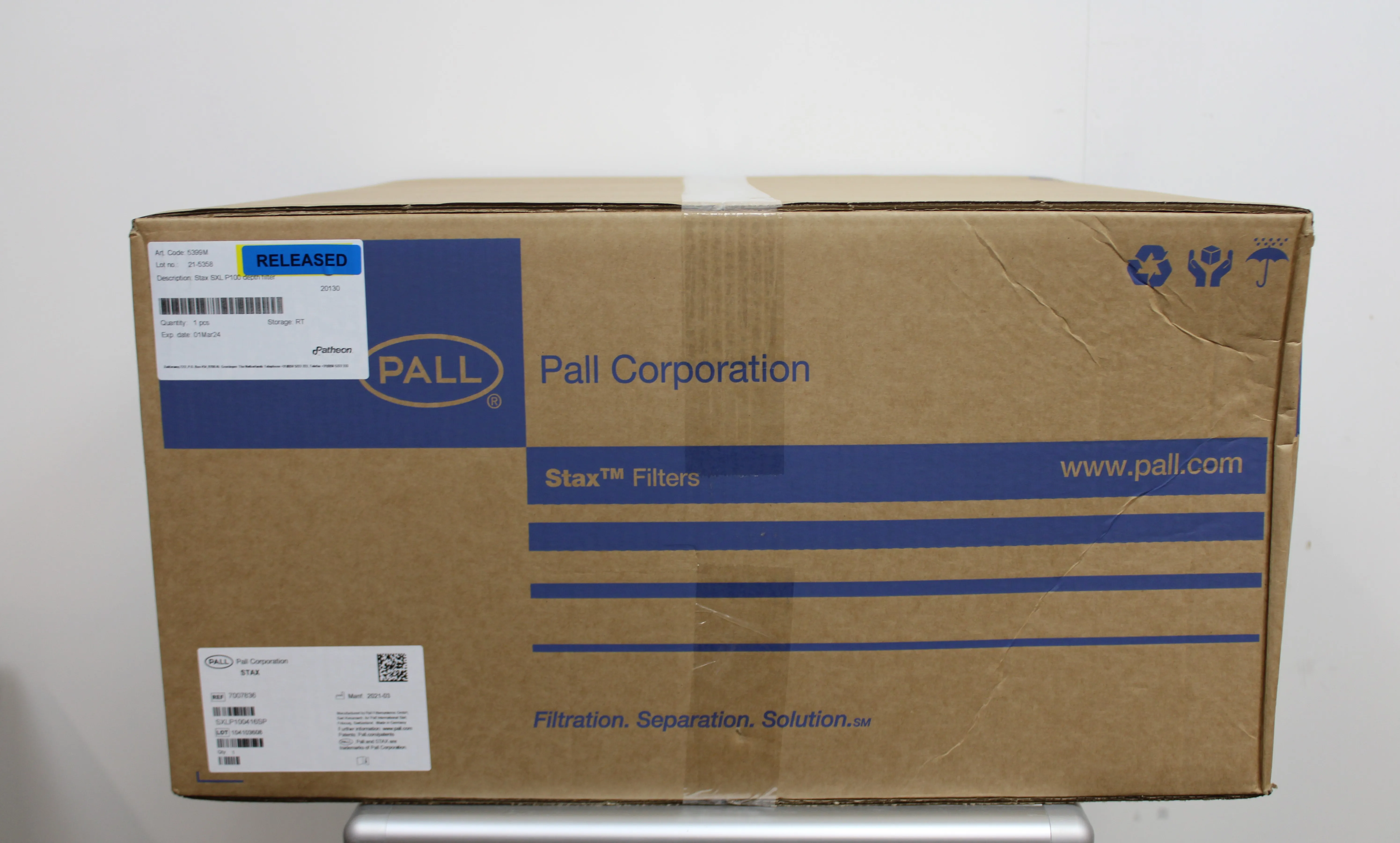 Pall STAX SXPSC10W Disposable Depth Filter Platform