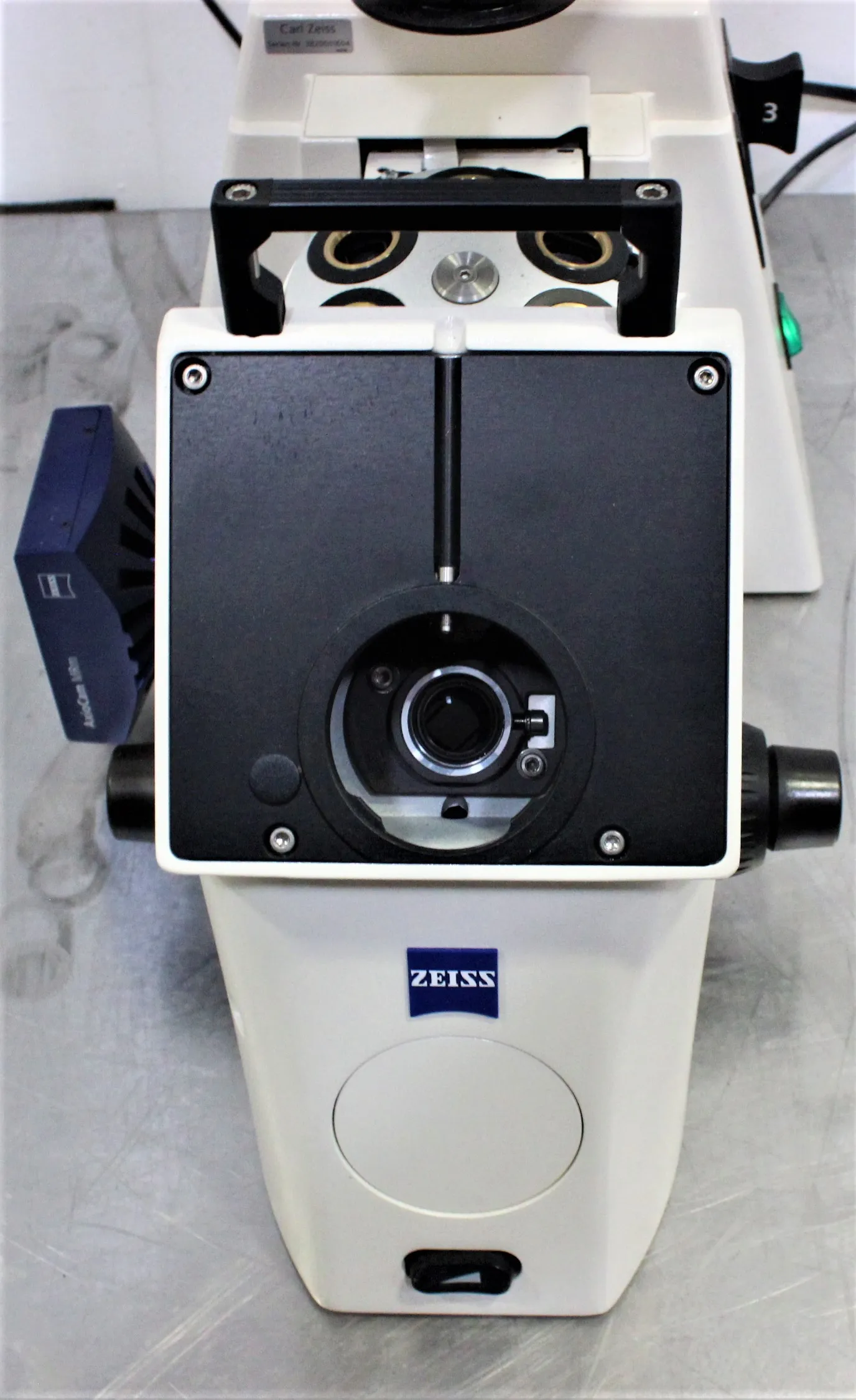 Used Zeiss Axiovert 200M Microscope with Fluorescence and External Illumination Source