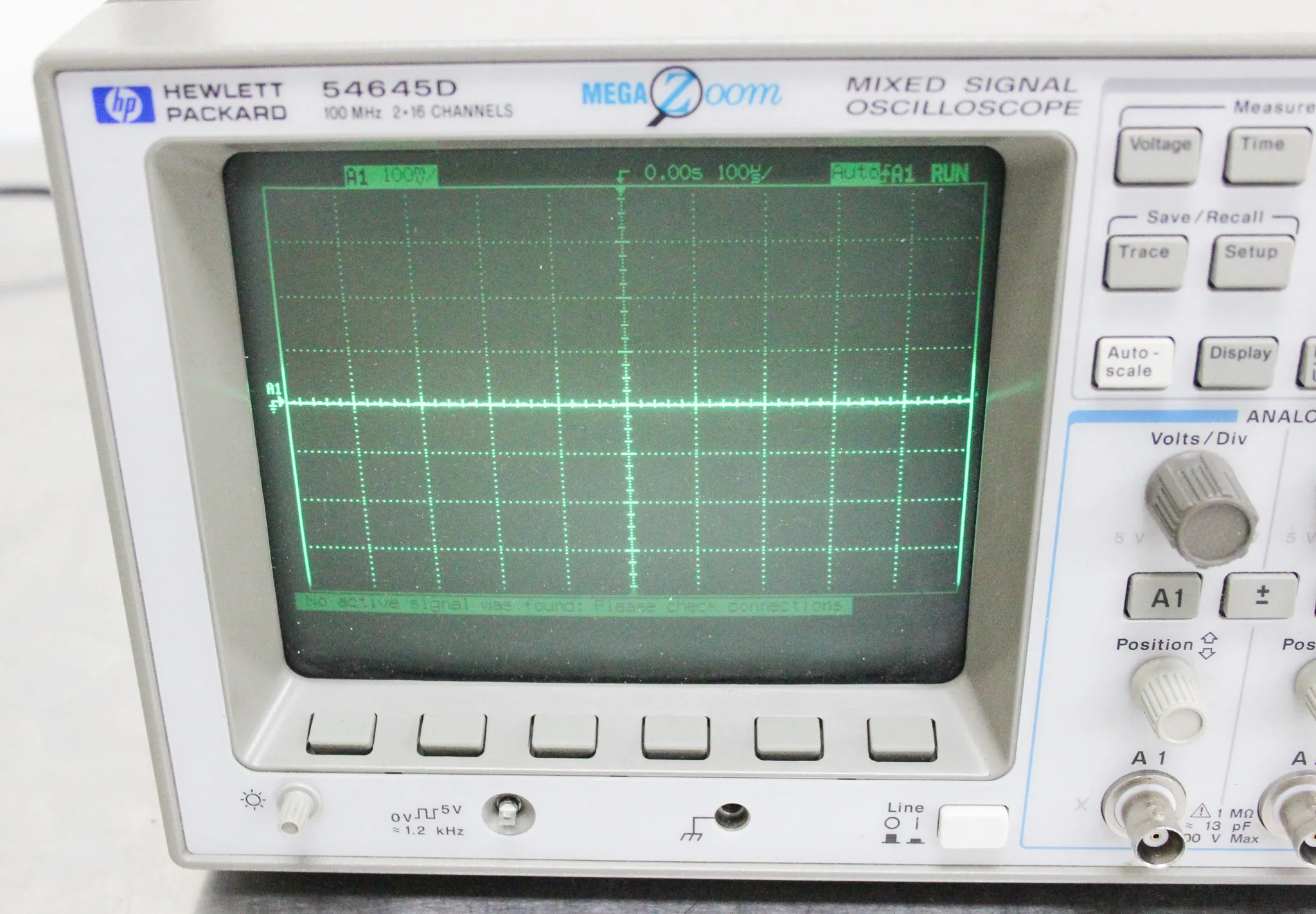 Hewlett Packard 54645D Mixed Signal Oscilloscope w/ 54659B Storage Module