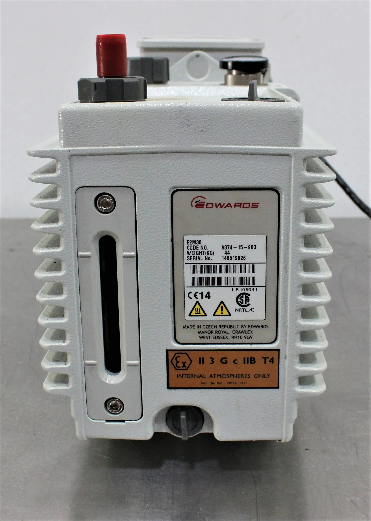 Edwards E2M30 Rotary Vane Vacuum Pump - Used 30-Day Warranty, 100% Parts and Labor, 220V 60Hz US