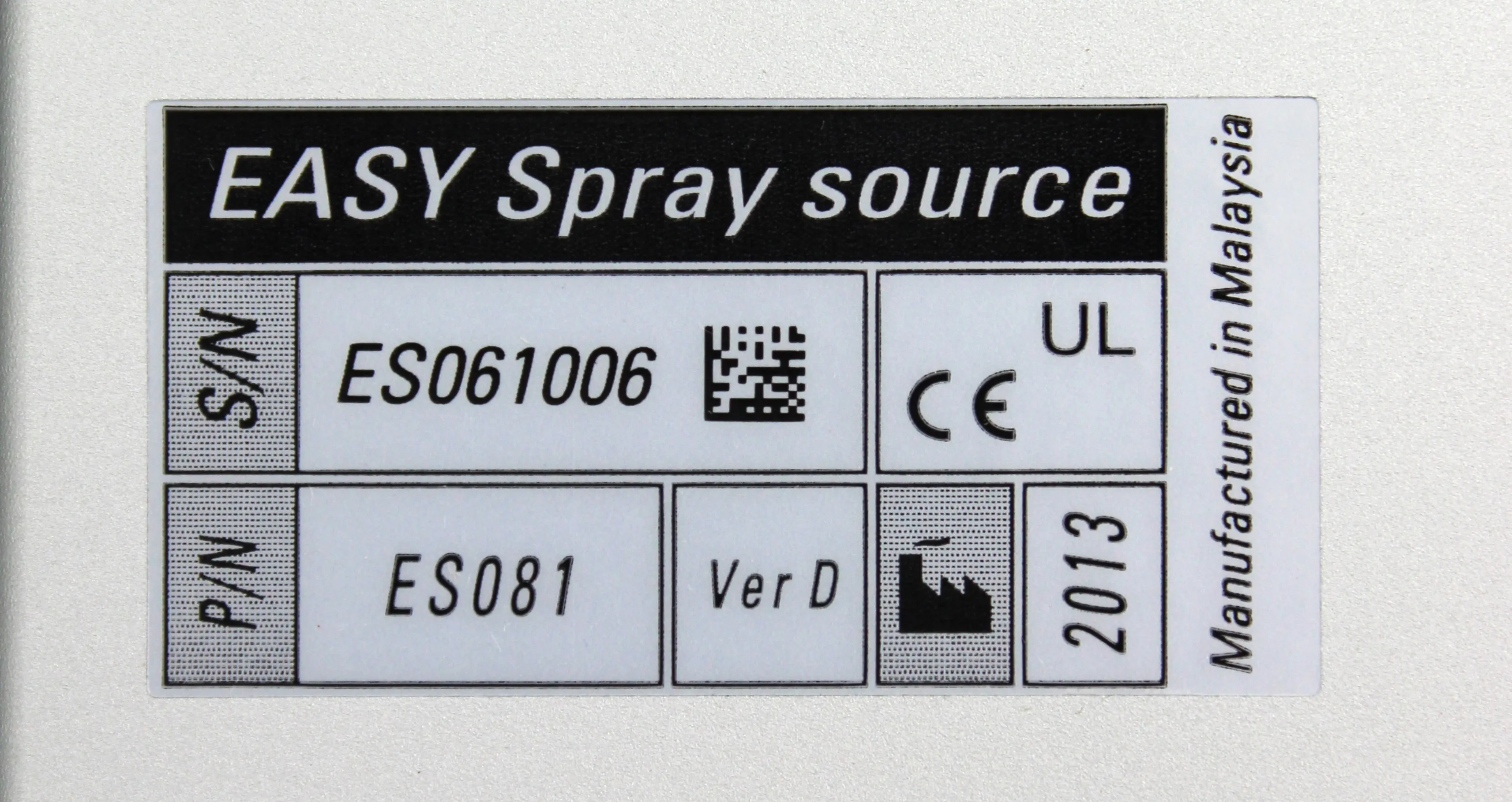 Thermo Scientific EASY-Spray Source ES081 Ver D Mass Spectrometry Accessory