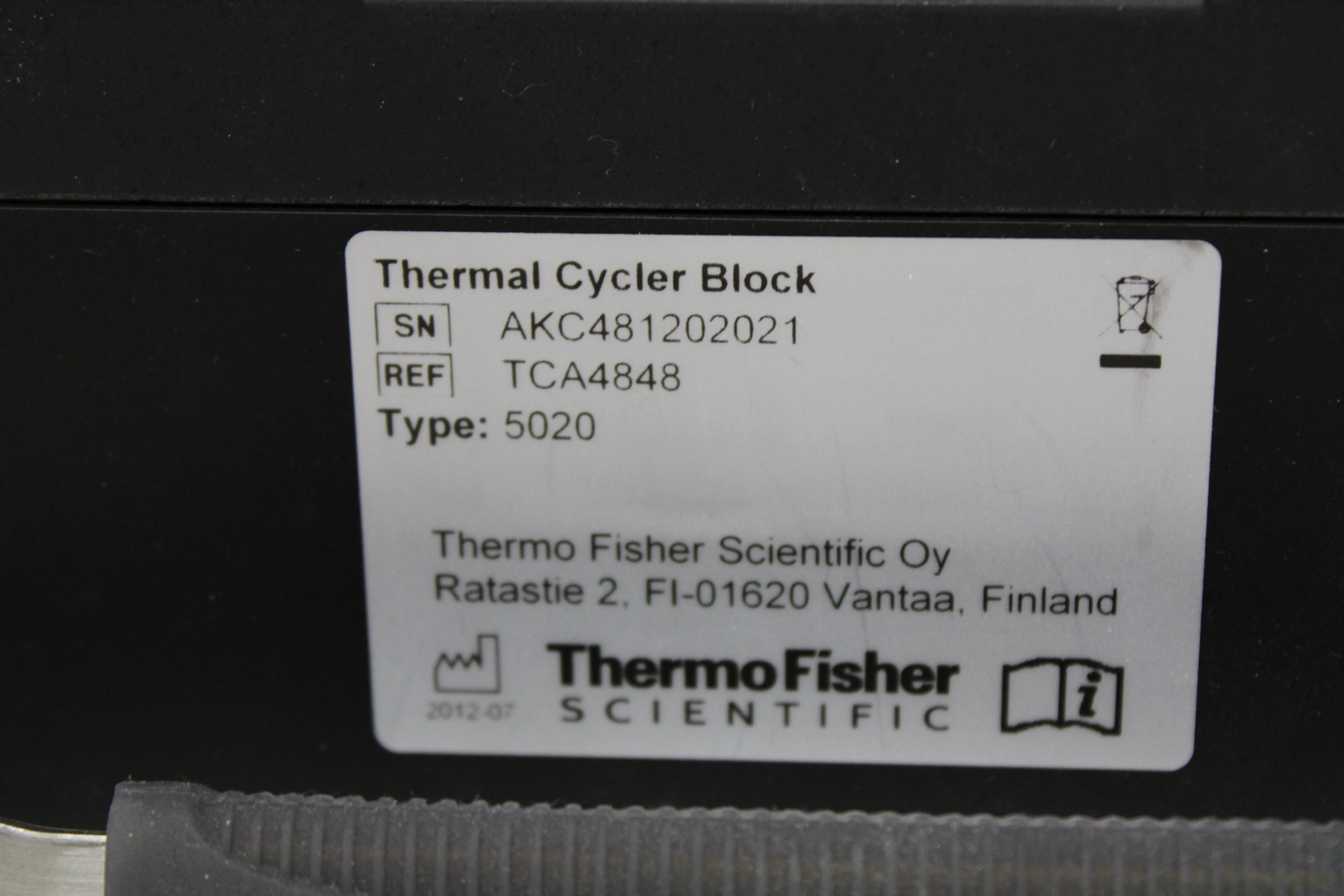 Thermo Scientific Thermal Cycler Block, Used Laboratory Equipment