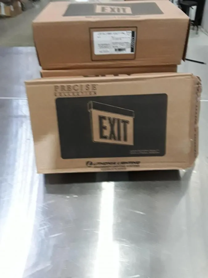 Precise Collection Exit Sign Lot of 4