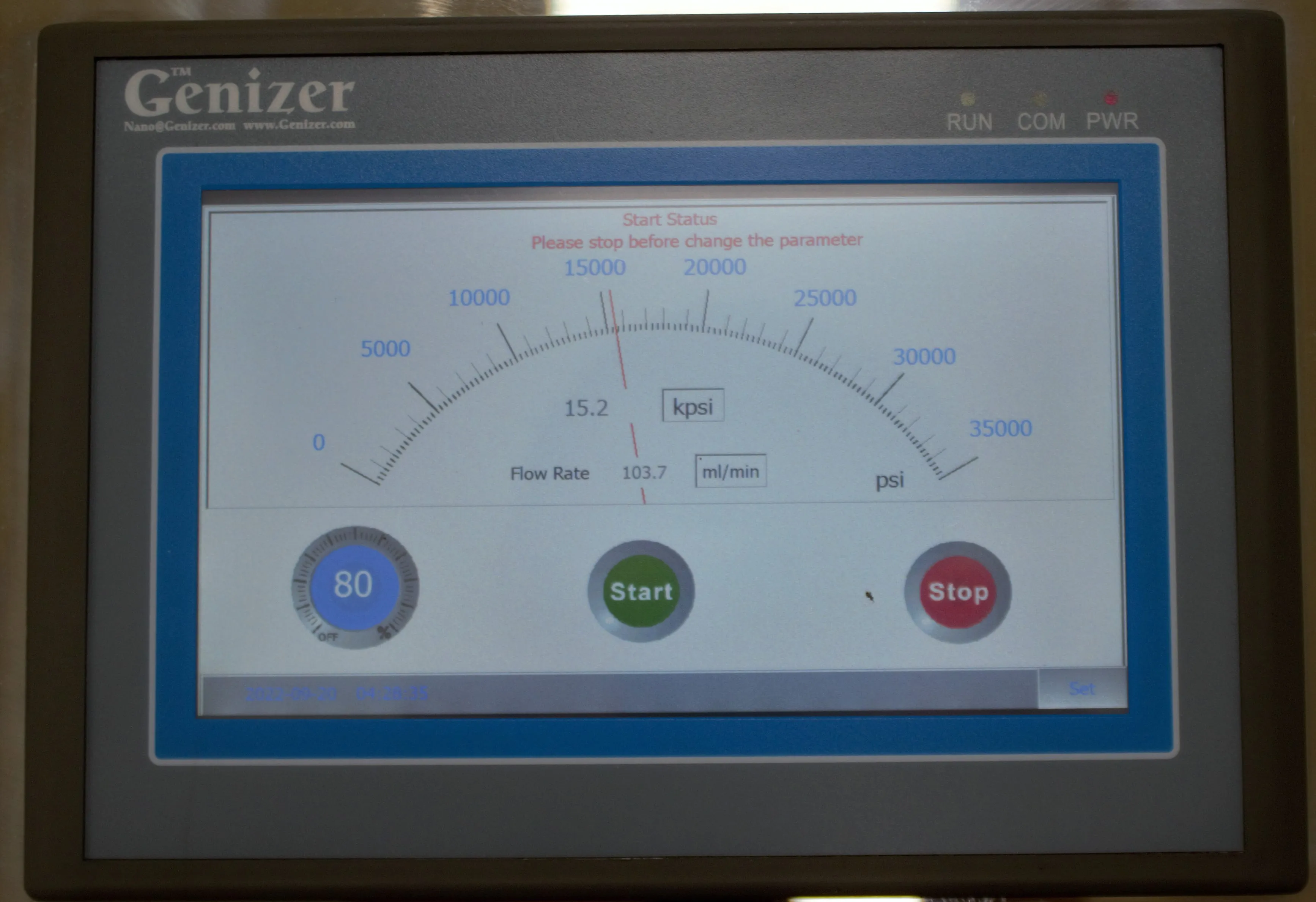 Genizer NanoGenizer-30K High Pressure Laboratory Homogenizer