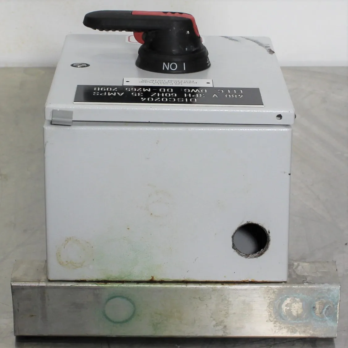 Used Purified Water Pump Control Box Disco204 DMC 480V 60Hz 35A