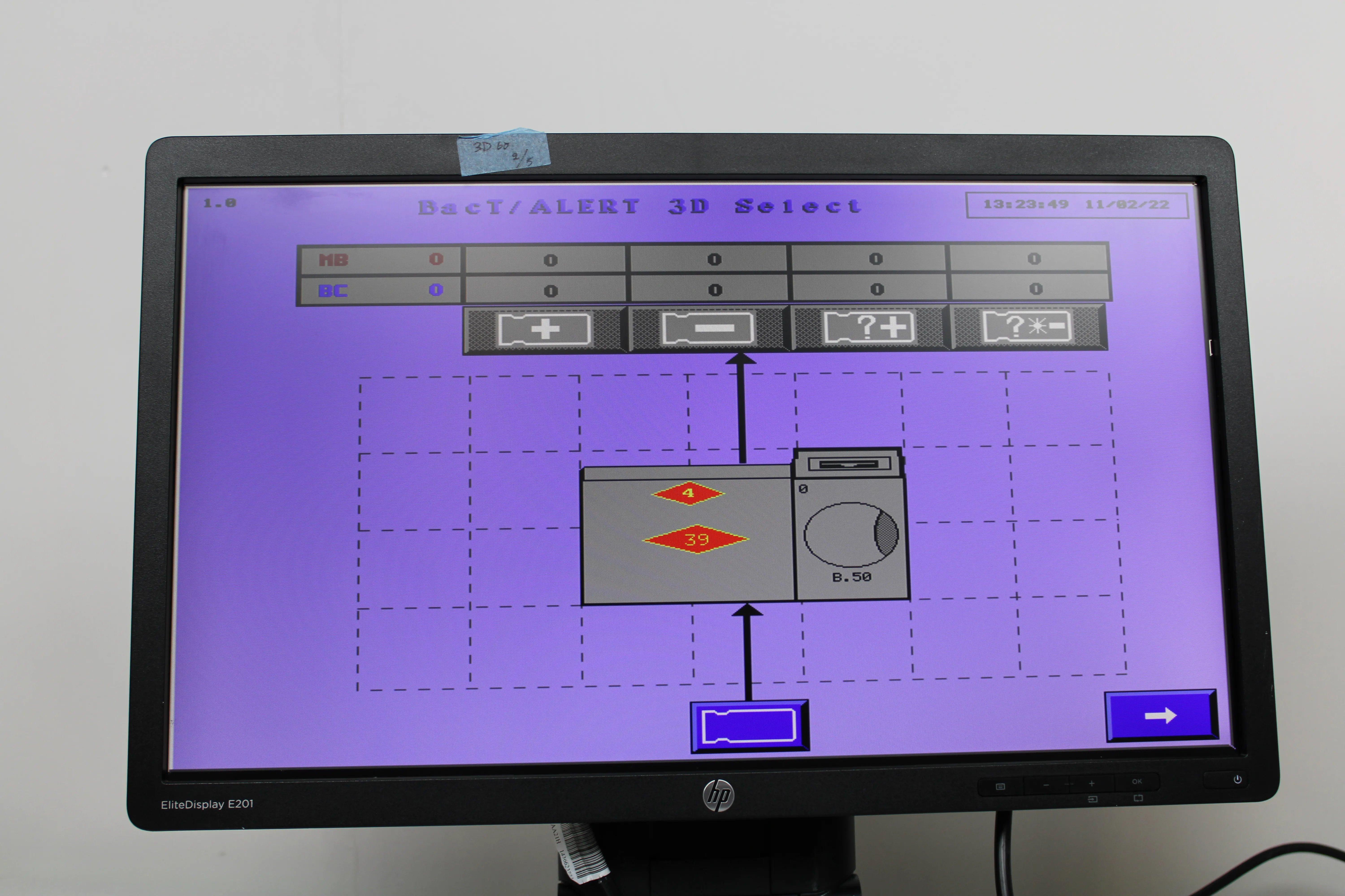 Biomerieux Bact/Alert 3D60 Automated Microbial Detection System - Used